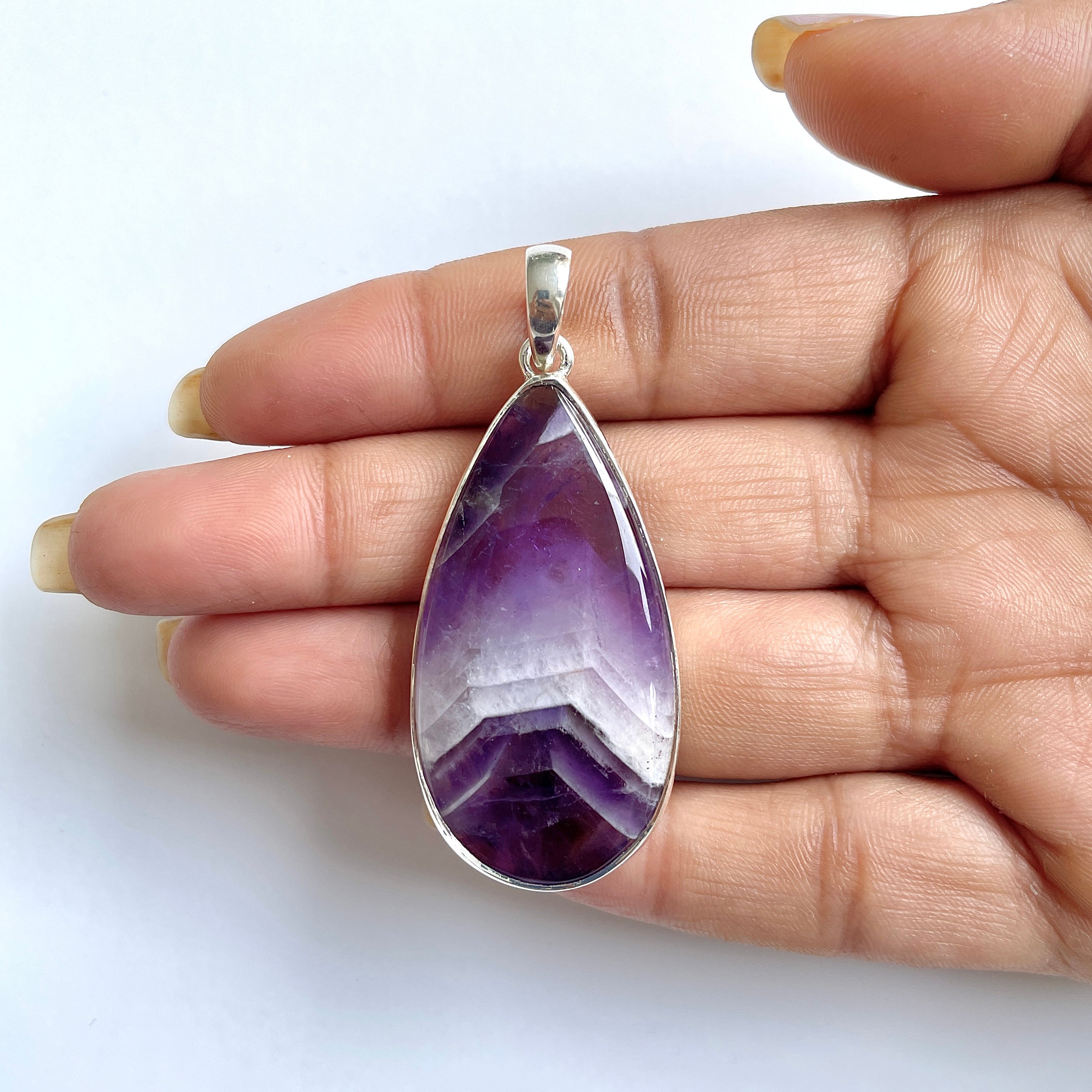 Amethyst Lace Agate Pendant-(ALA-1-17)