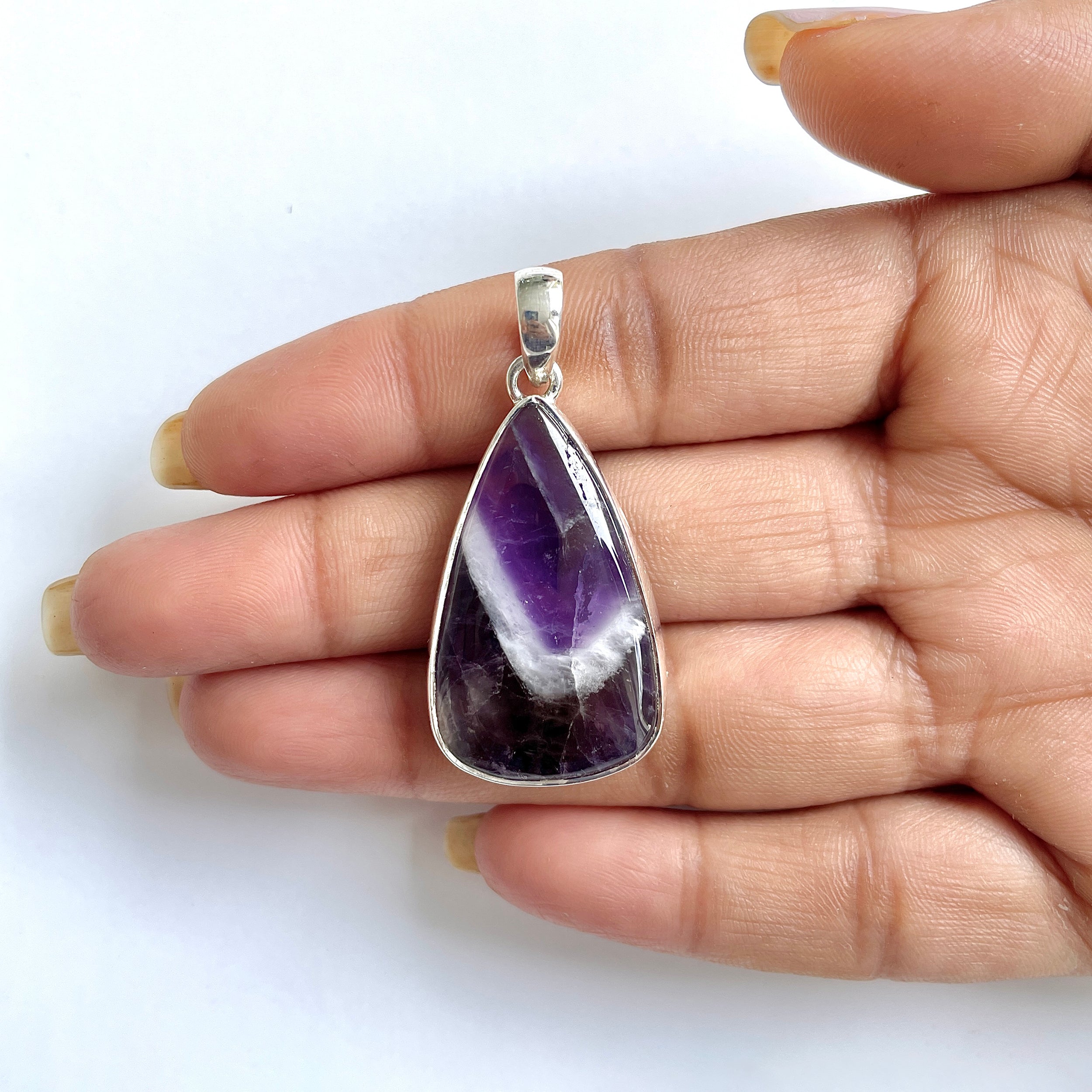 Amethyst Lace Agate Pendant-(ALA-1-2)