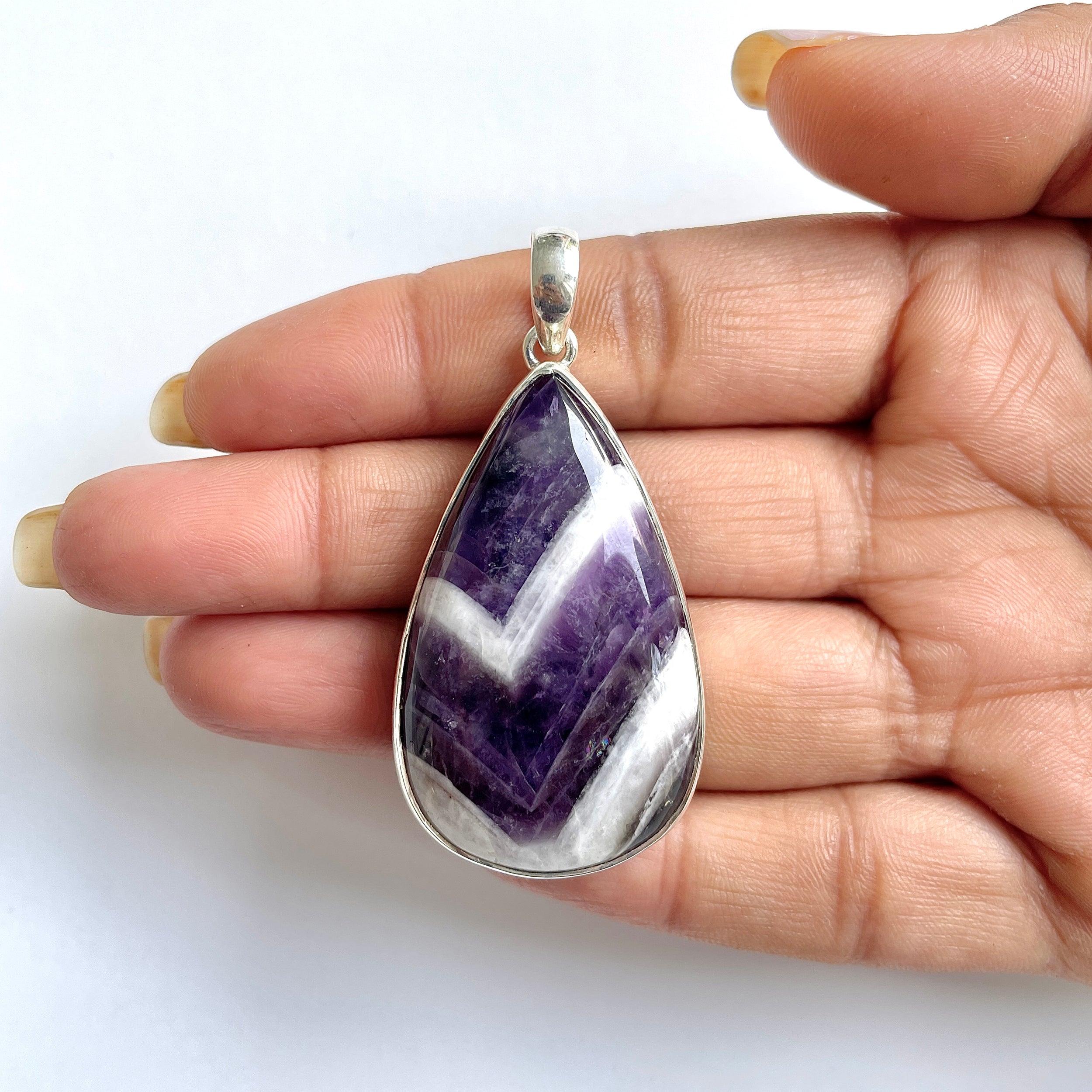 Amethyst Lace Agate Pendant-(ALA-1-26)