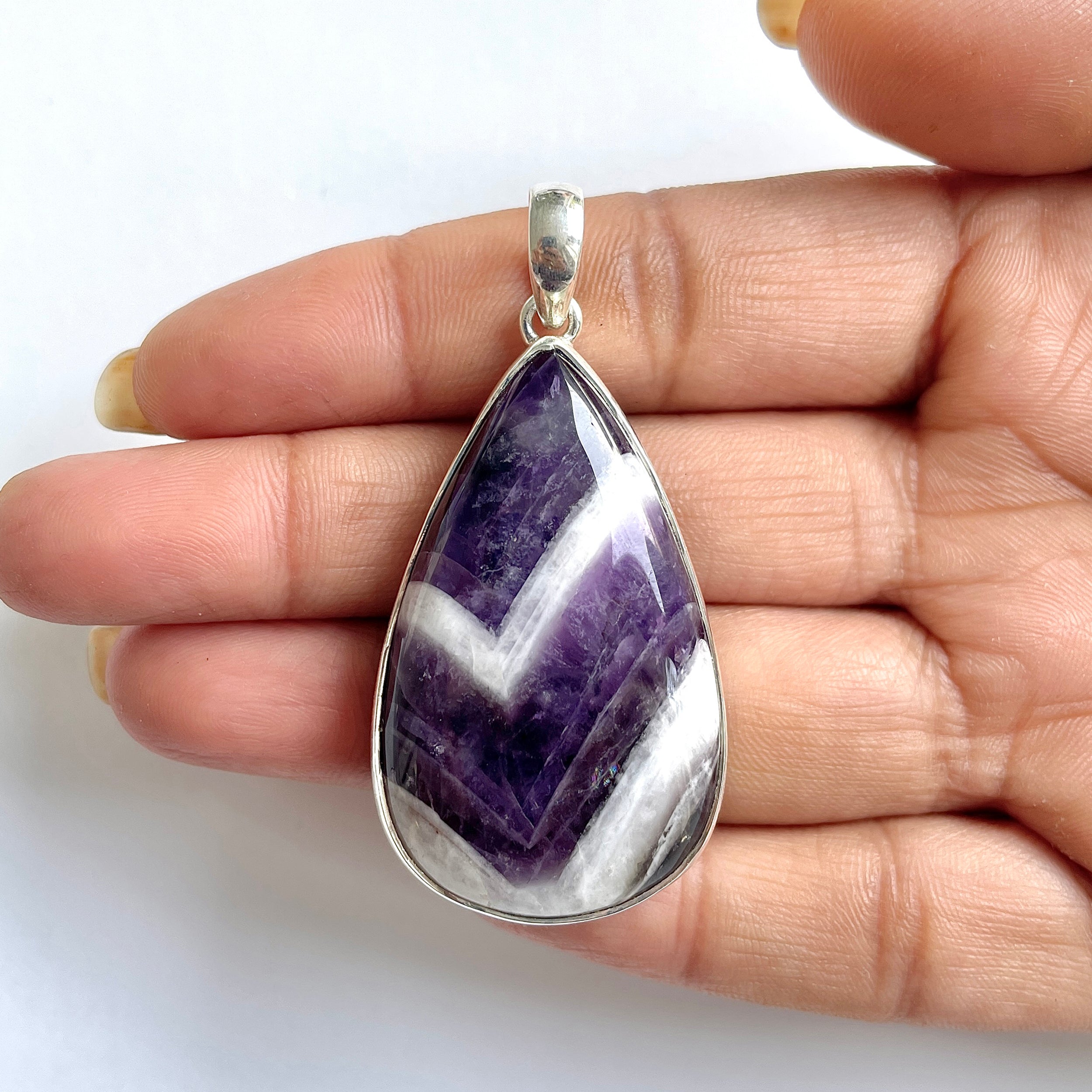 Amethyst Lace Agate Pendant-(ALA-1-26)