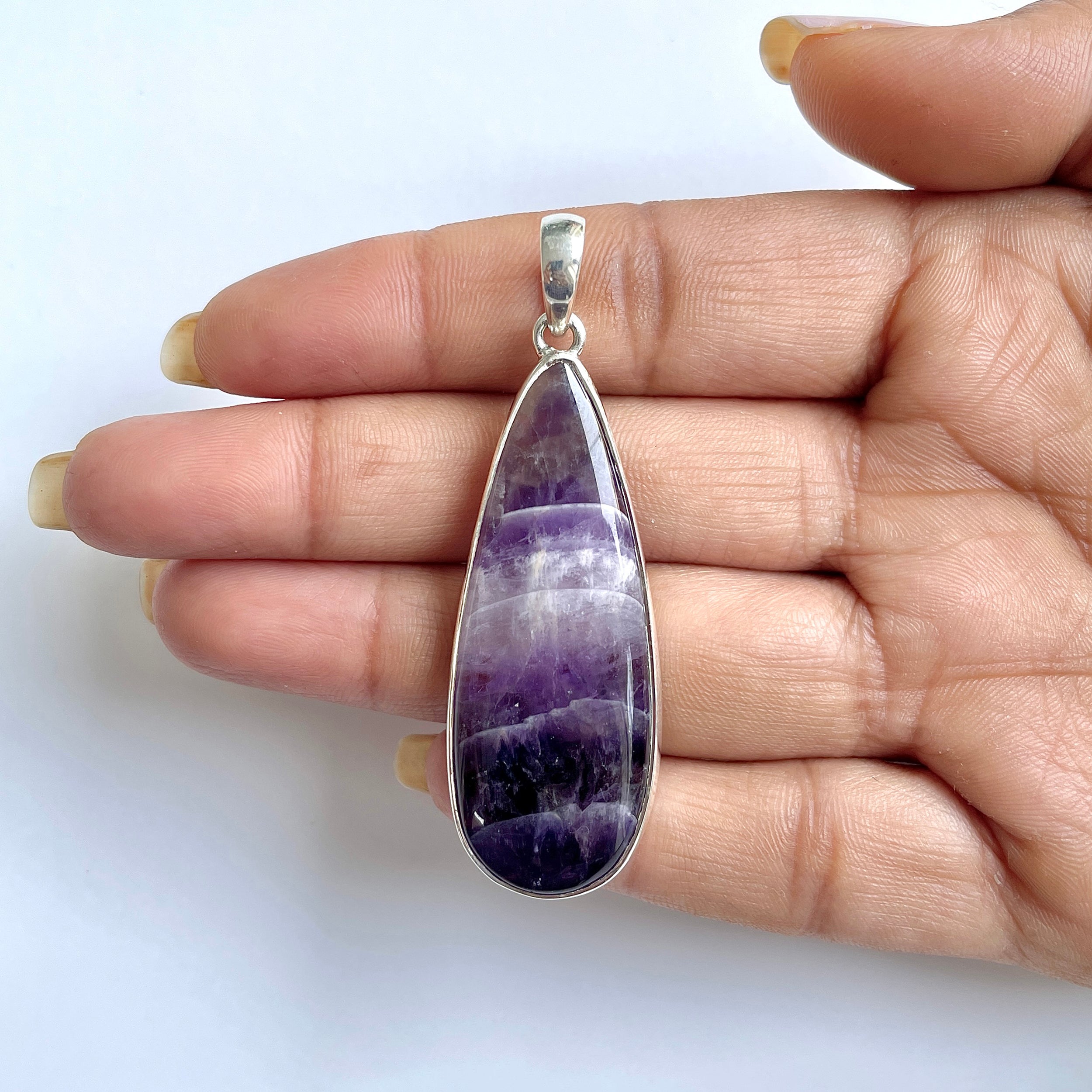 Amethyst Lace Agate Pendant-(ALA-1-30)