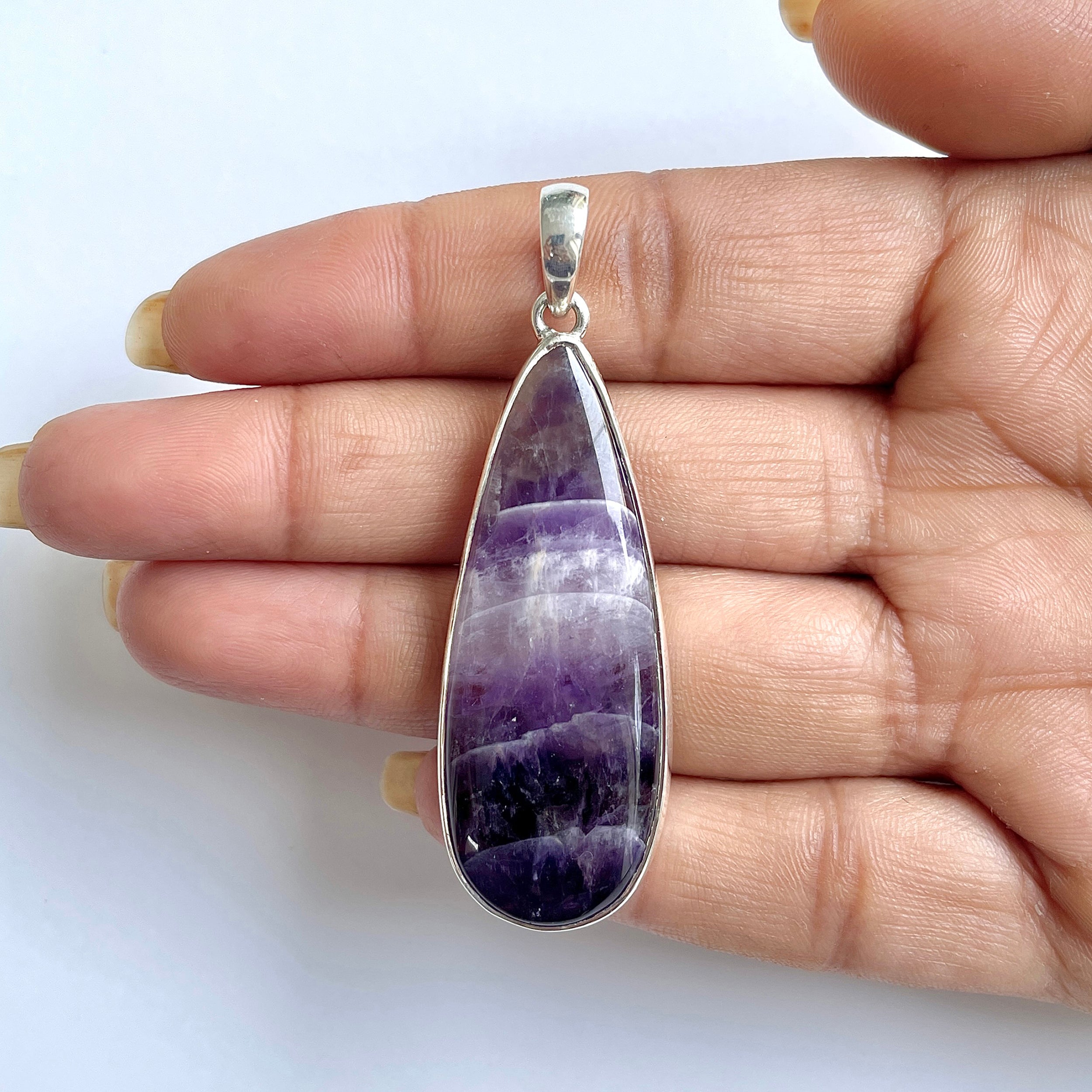 Amethyst Lace Agate Pendant-(ALA-1-30)