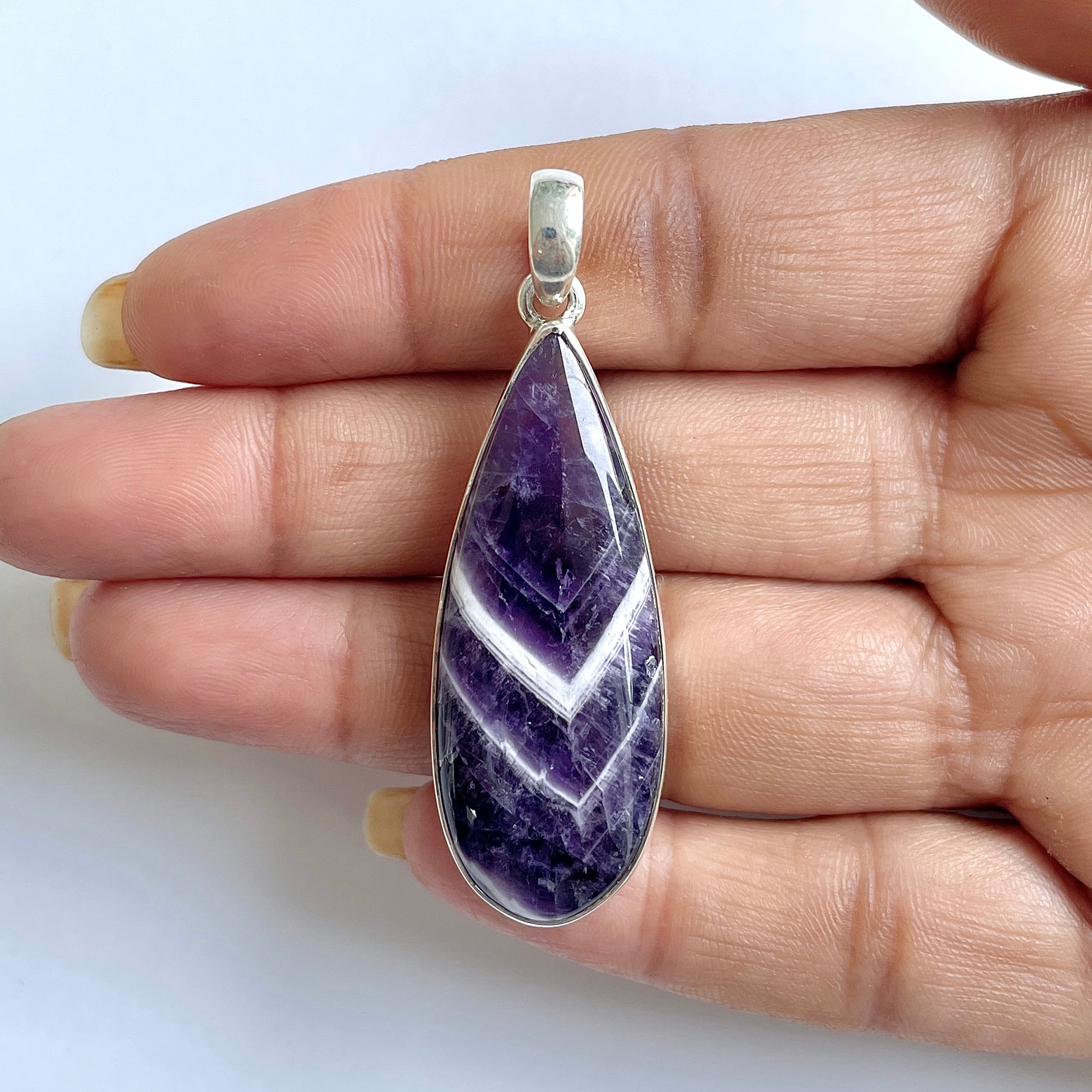 Amethyst Lace Agate Pendant-(ALA-1-32)