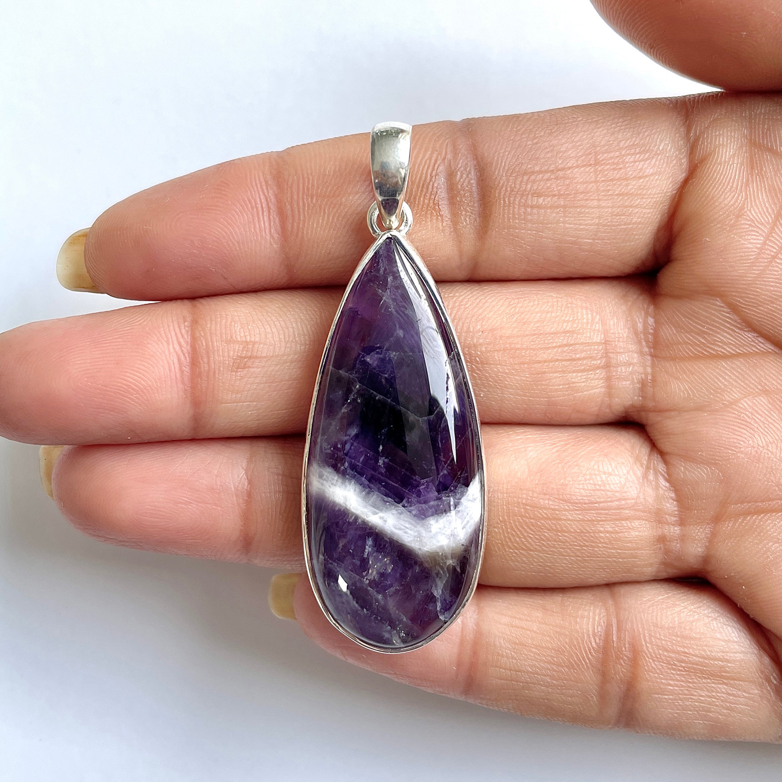 Amethyst Lace Agate Pendant-(ALA-1-36)