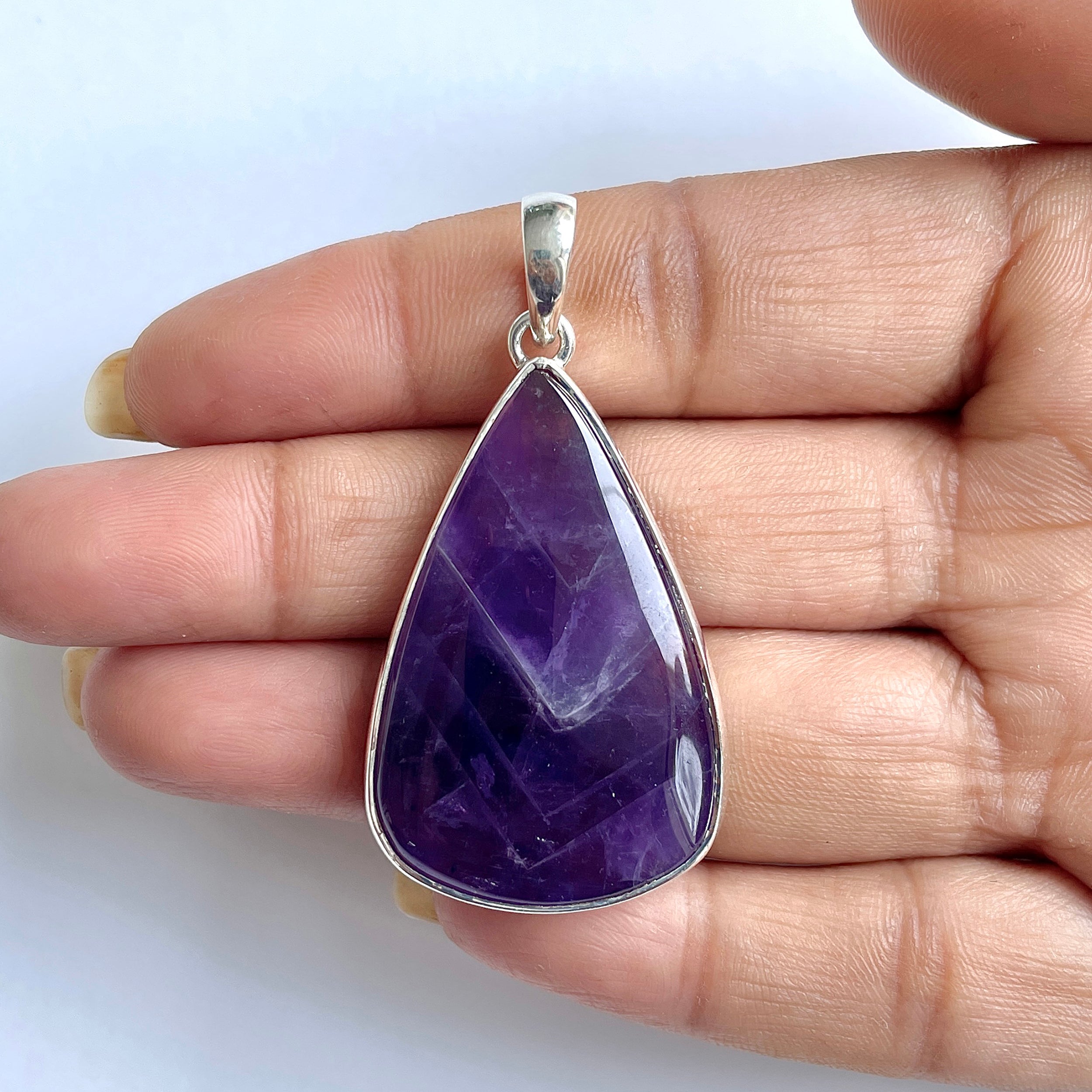 Amethyst Lace Agate Pendant-(ALA-1-4)