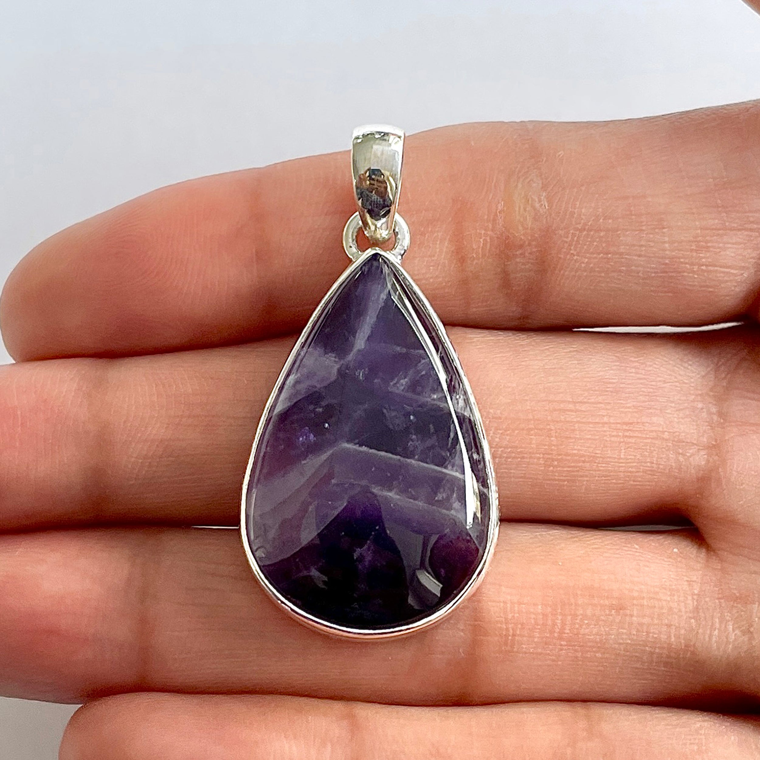 Amethyst Lace Agate Pendant-(ALA-1-57)