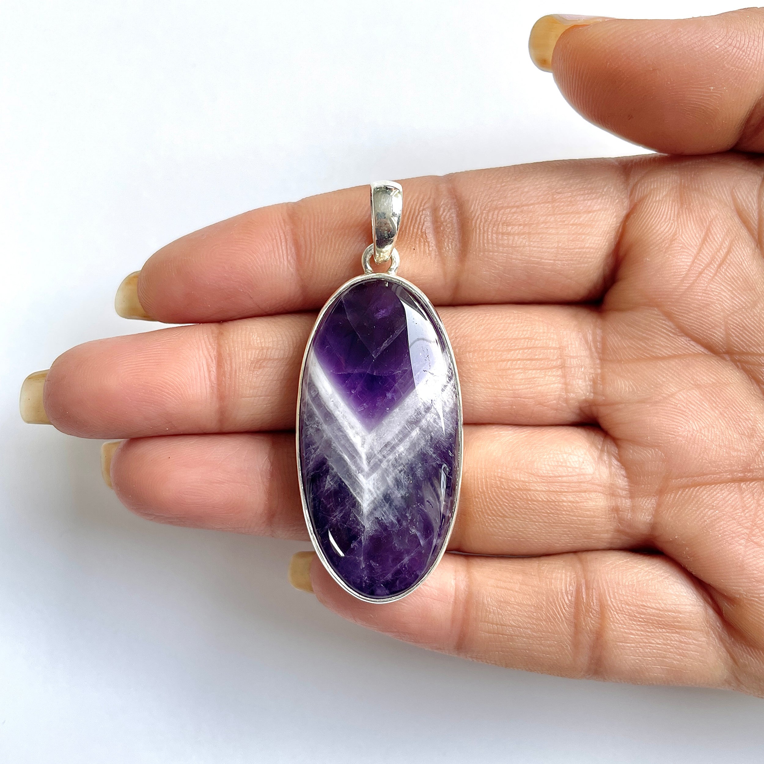 Amethyst Lace Agate Pendant-(ALA-1-6)