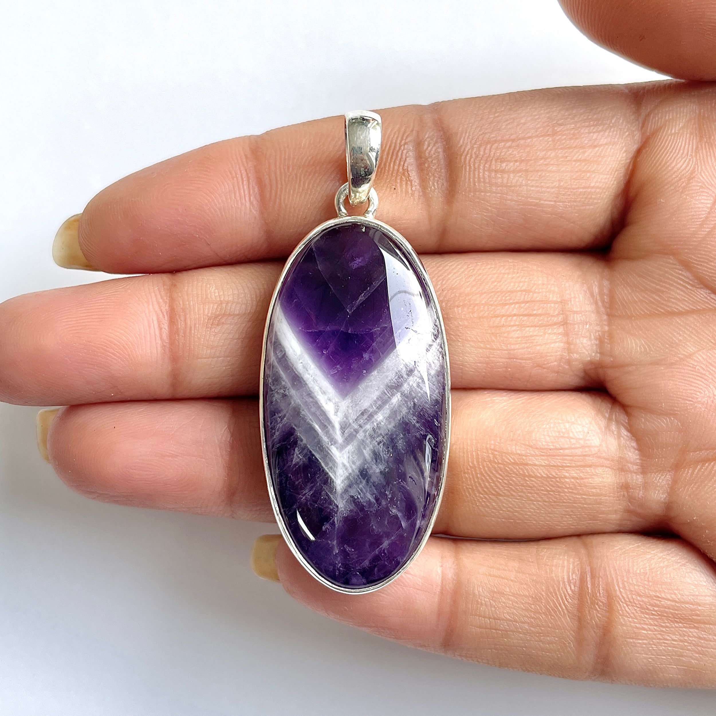 Amethyst Lace Agate Pendant-(ALA-1-6)