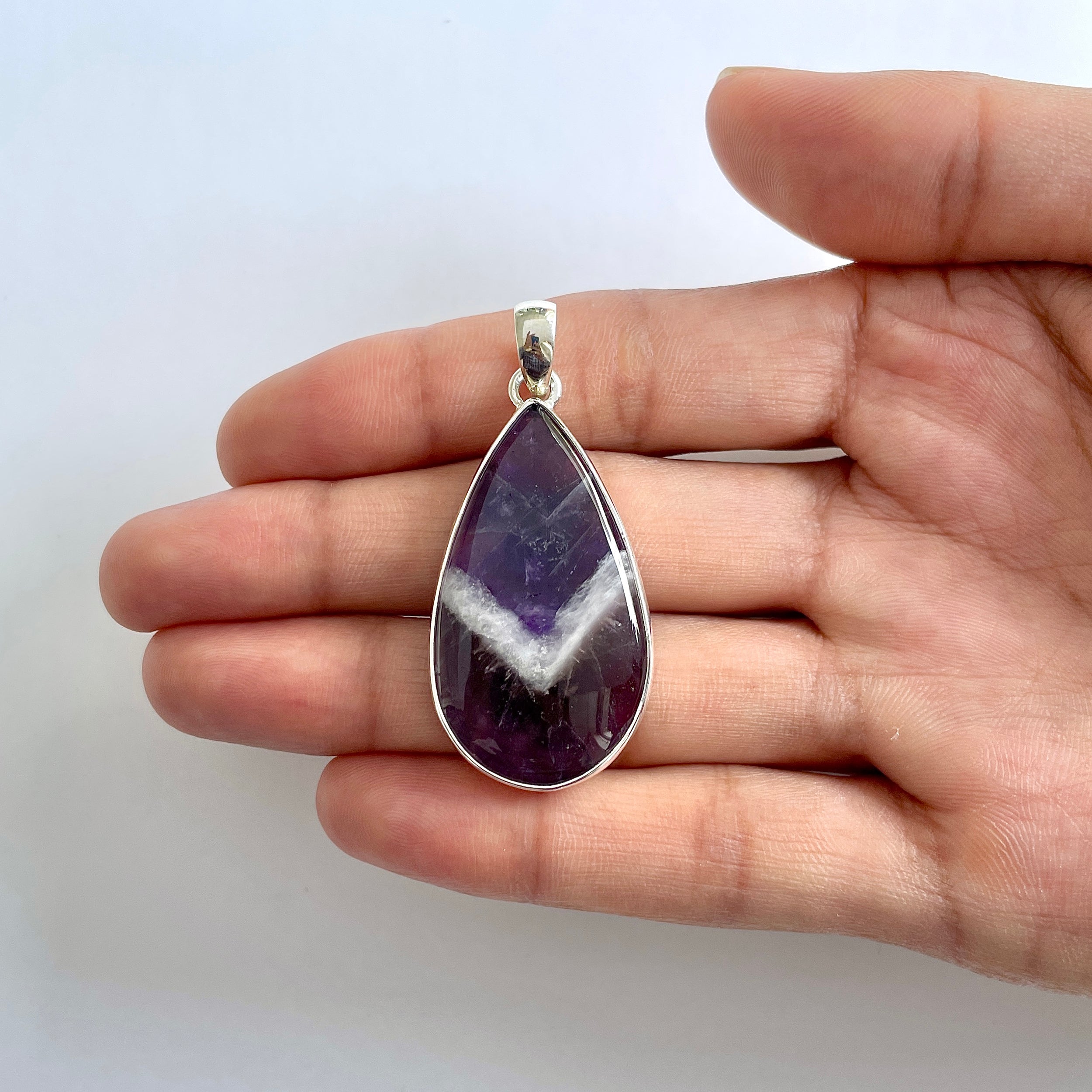 Amethyst Lace Agate Pendant-(ALA-1-70)