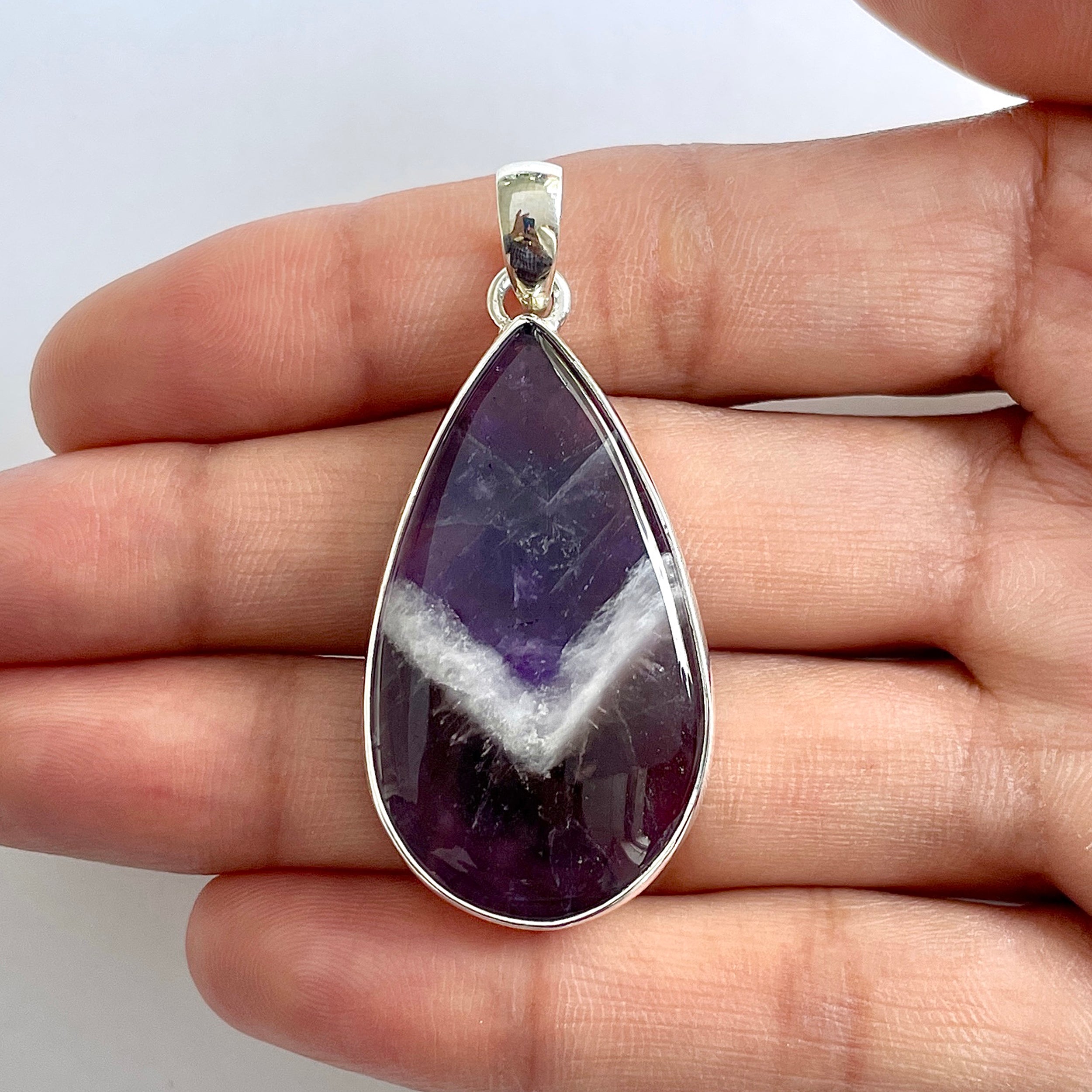 Amethyst Lace Agate Pendant-(ALA-1-70)