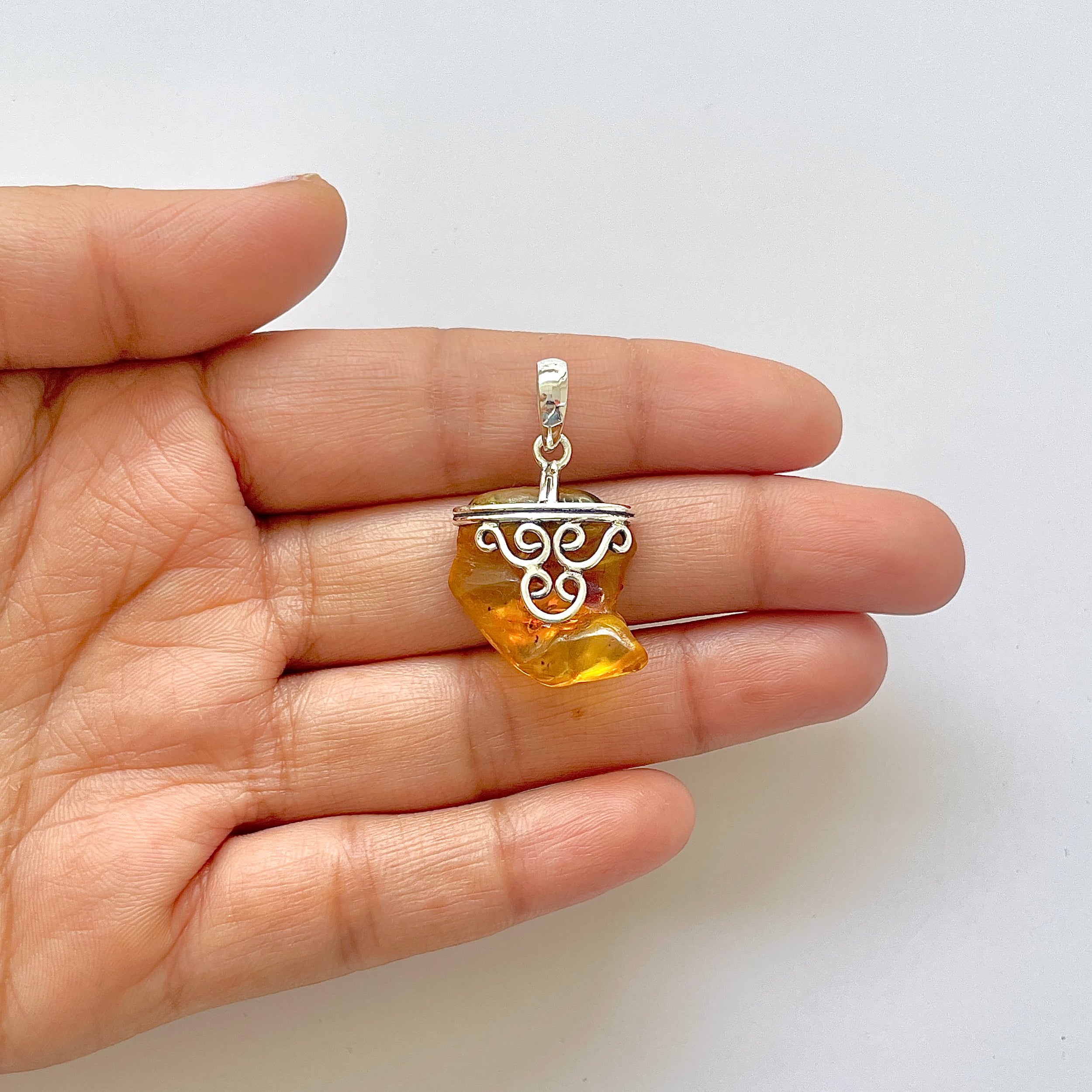 Amber Pendant-(AMB-1-1)