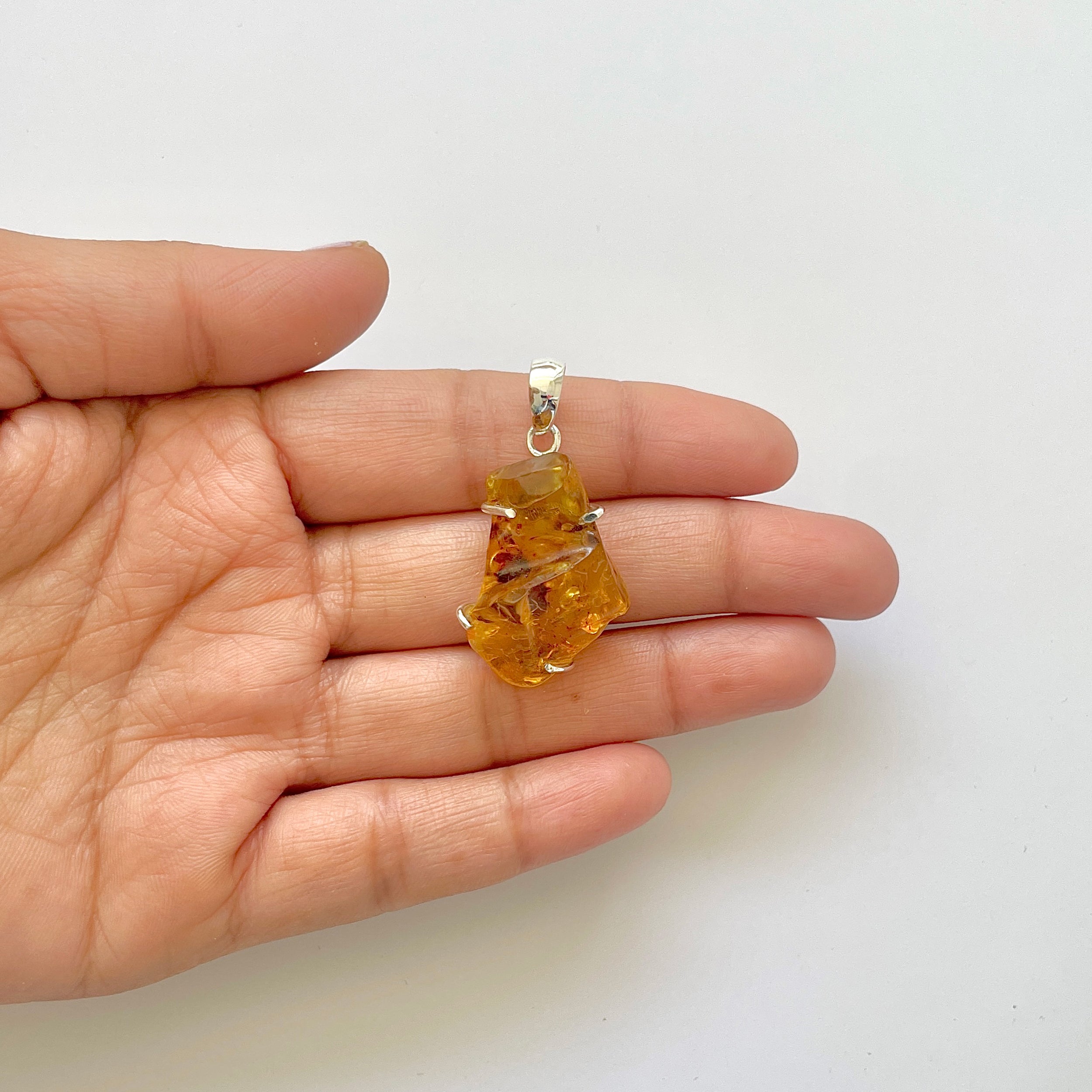 Amber Pendant-(AMB-1-10)