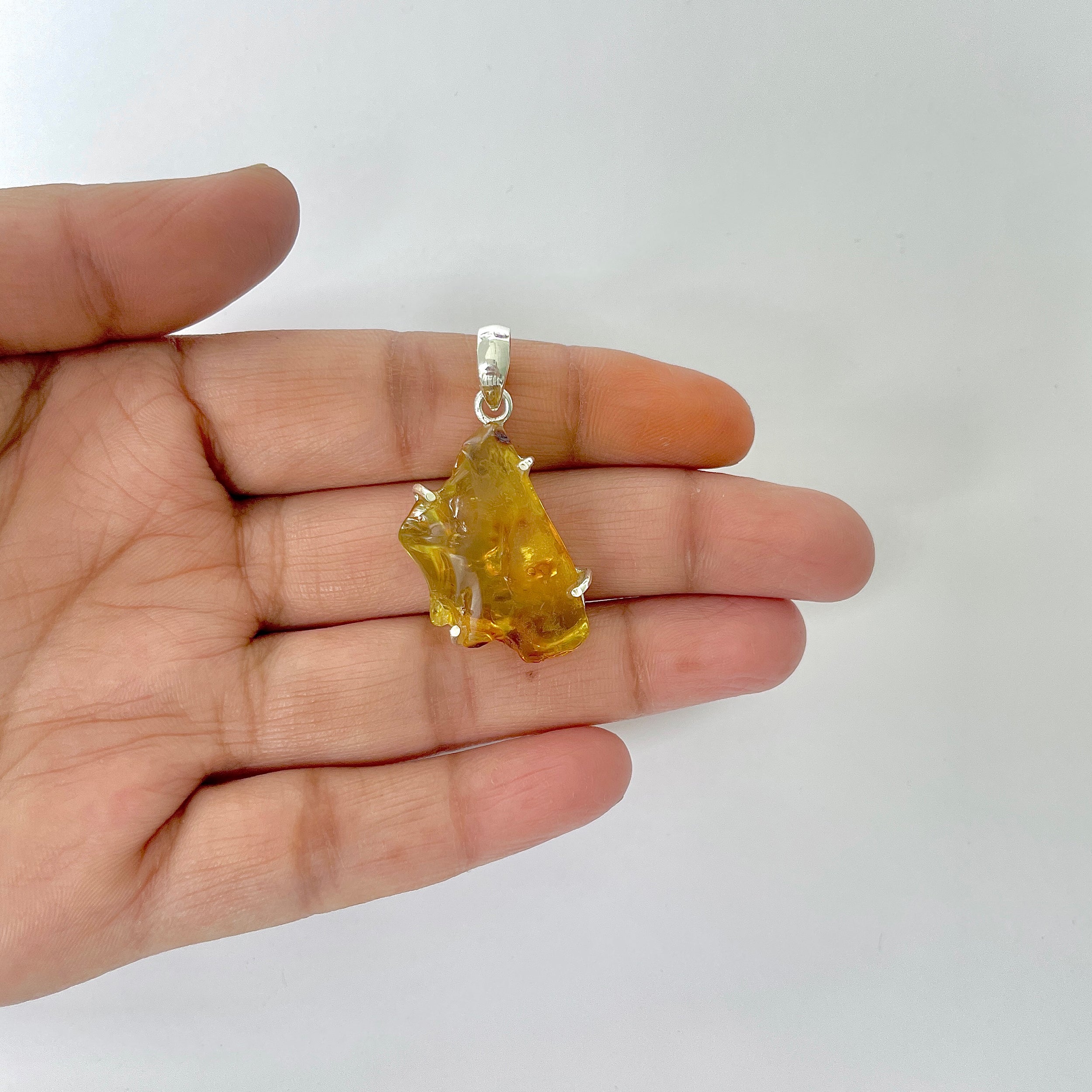 Amber Pendant-(AMB-1-112)