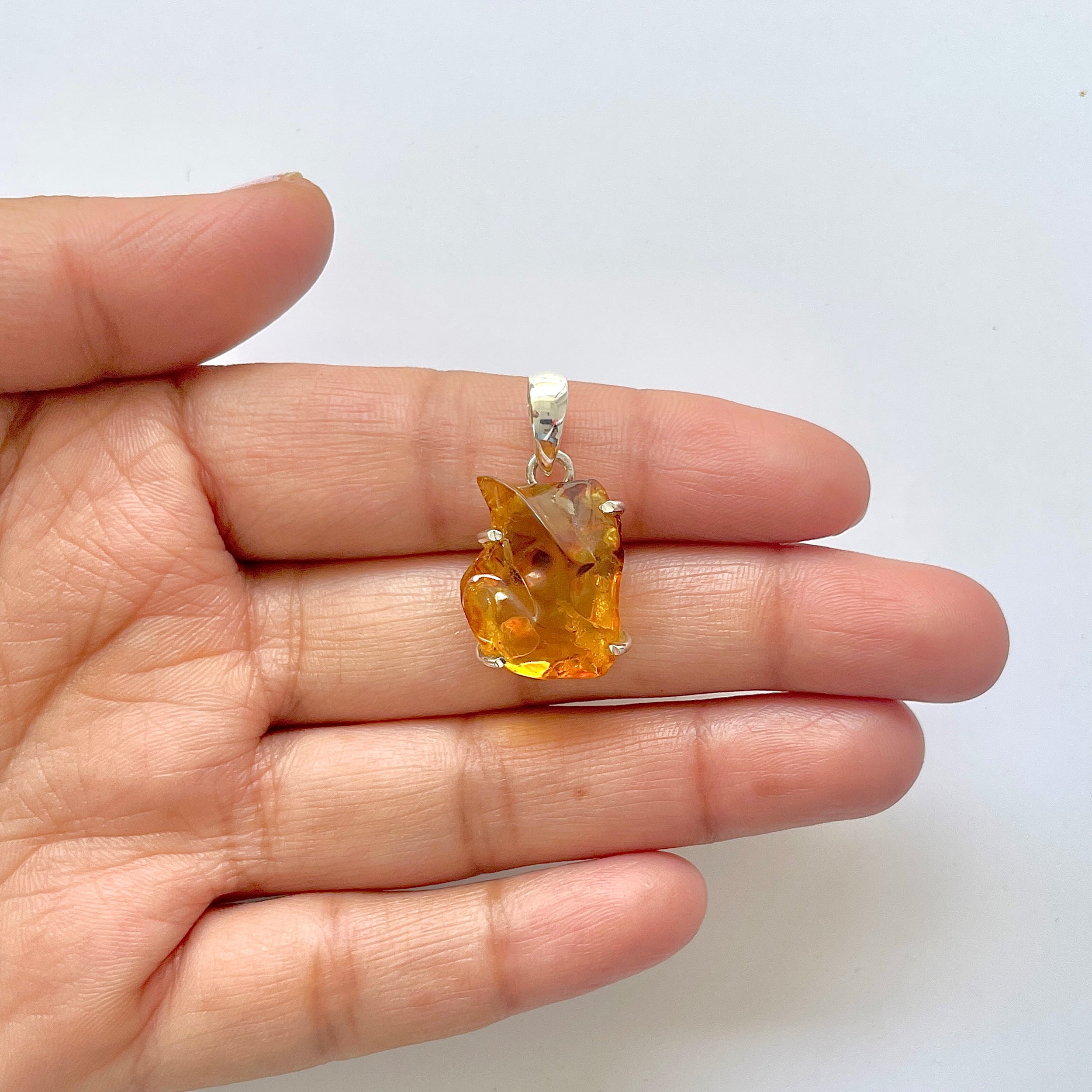 Amber Pendant-(AMB-1-113)