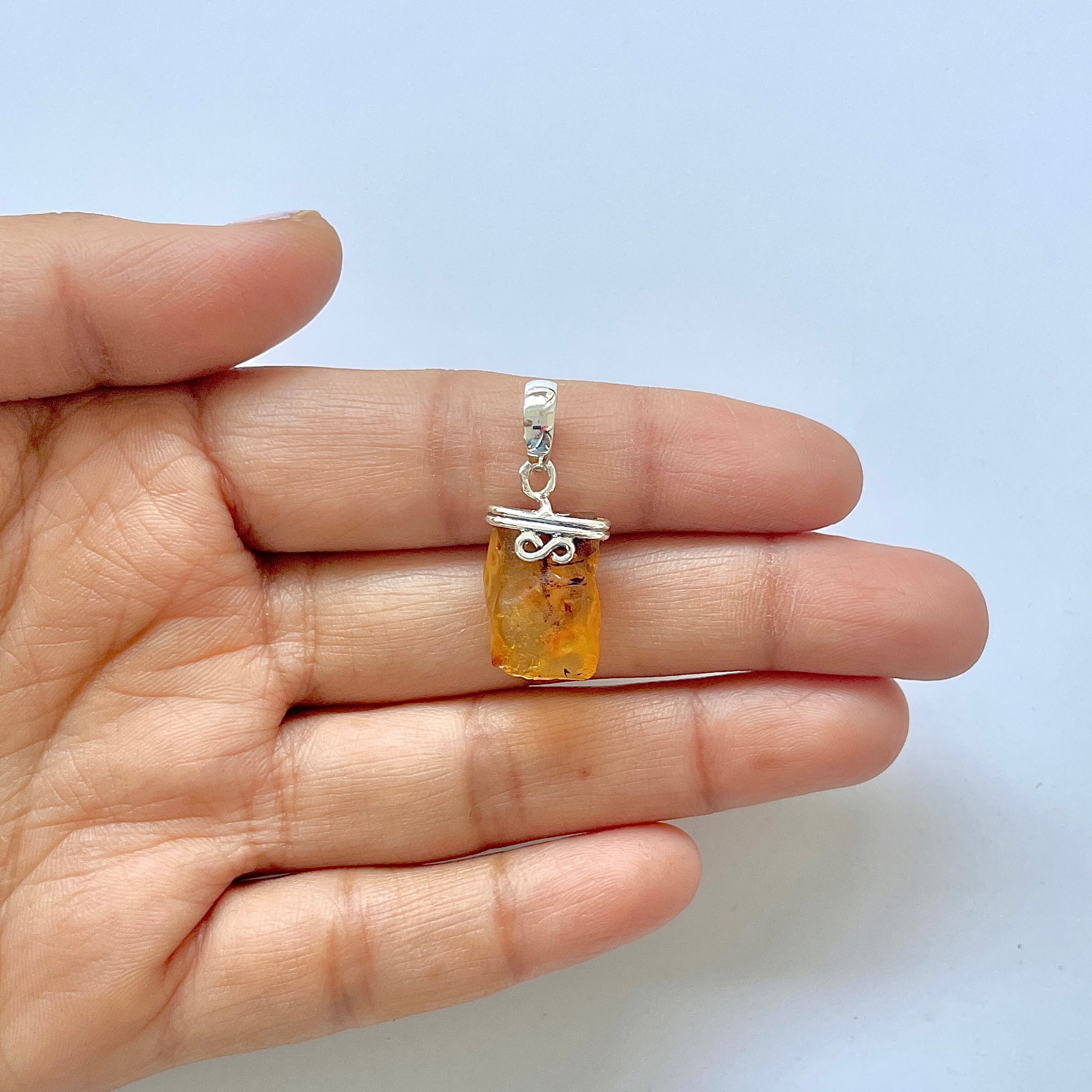 Amber Pendant-(AMB-1-115)