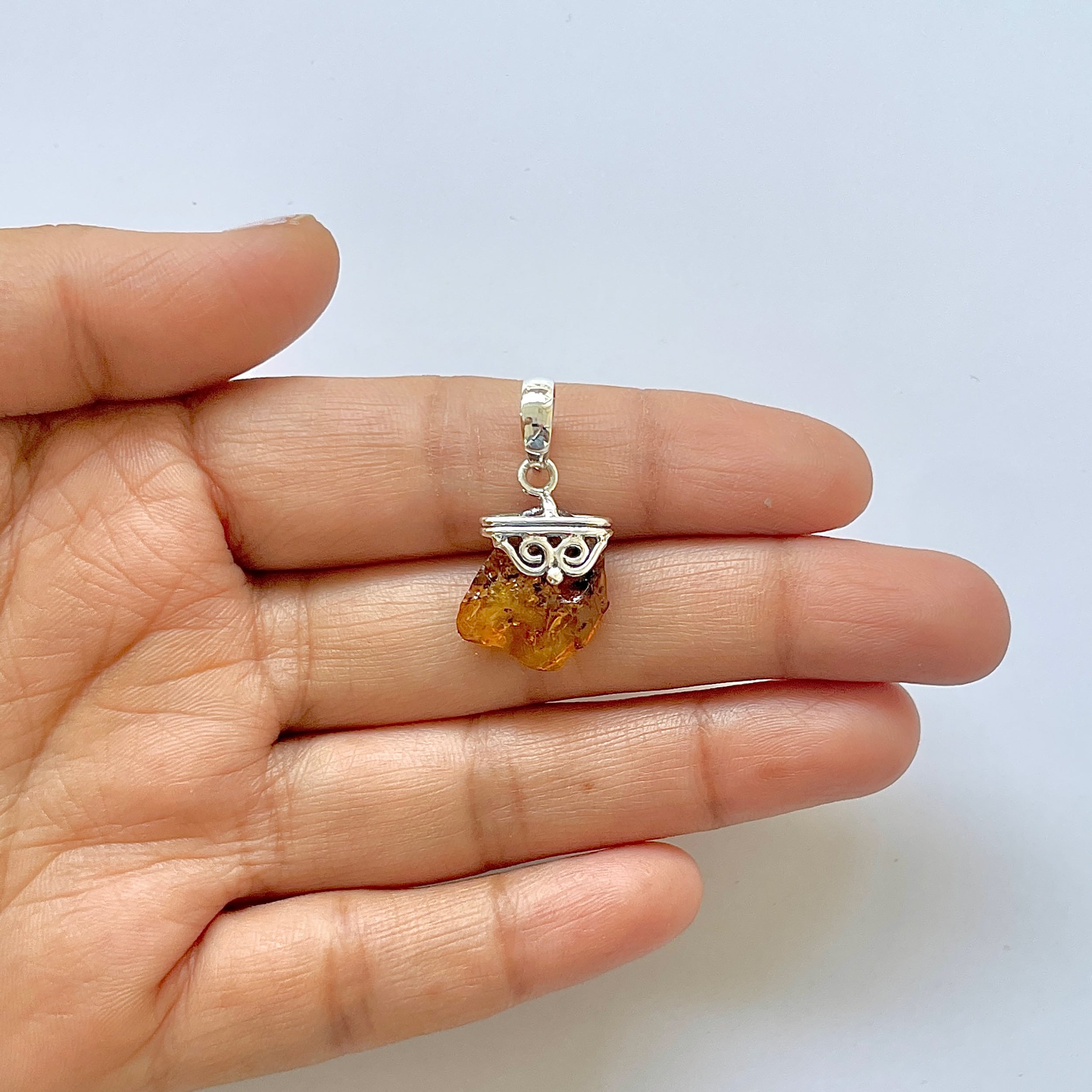 Amber Pendant-(AMB-1-12)