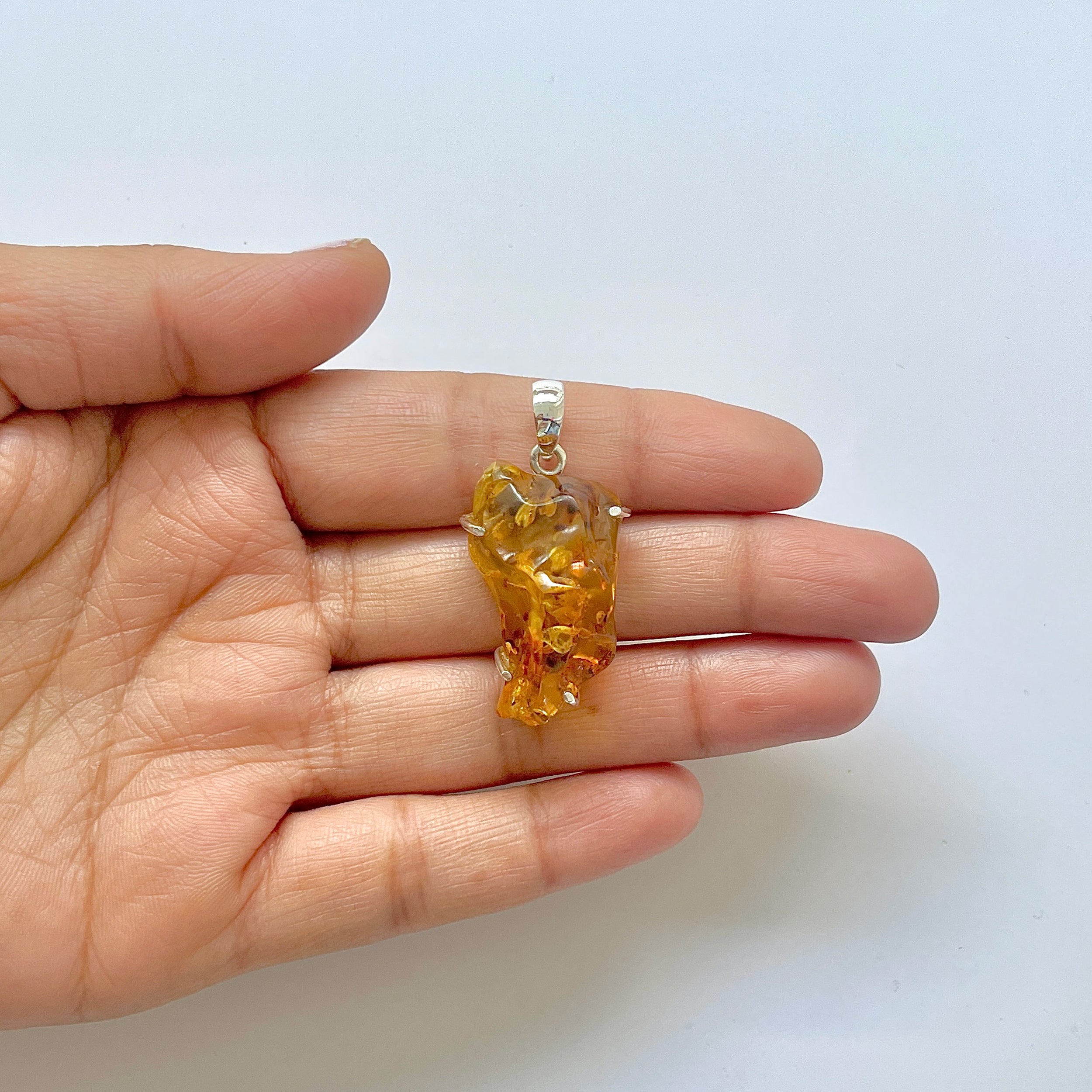 Amber Pendant-(AMB-1-23)