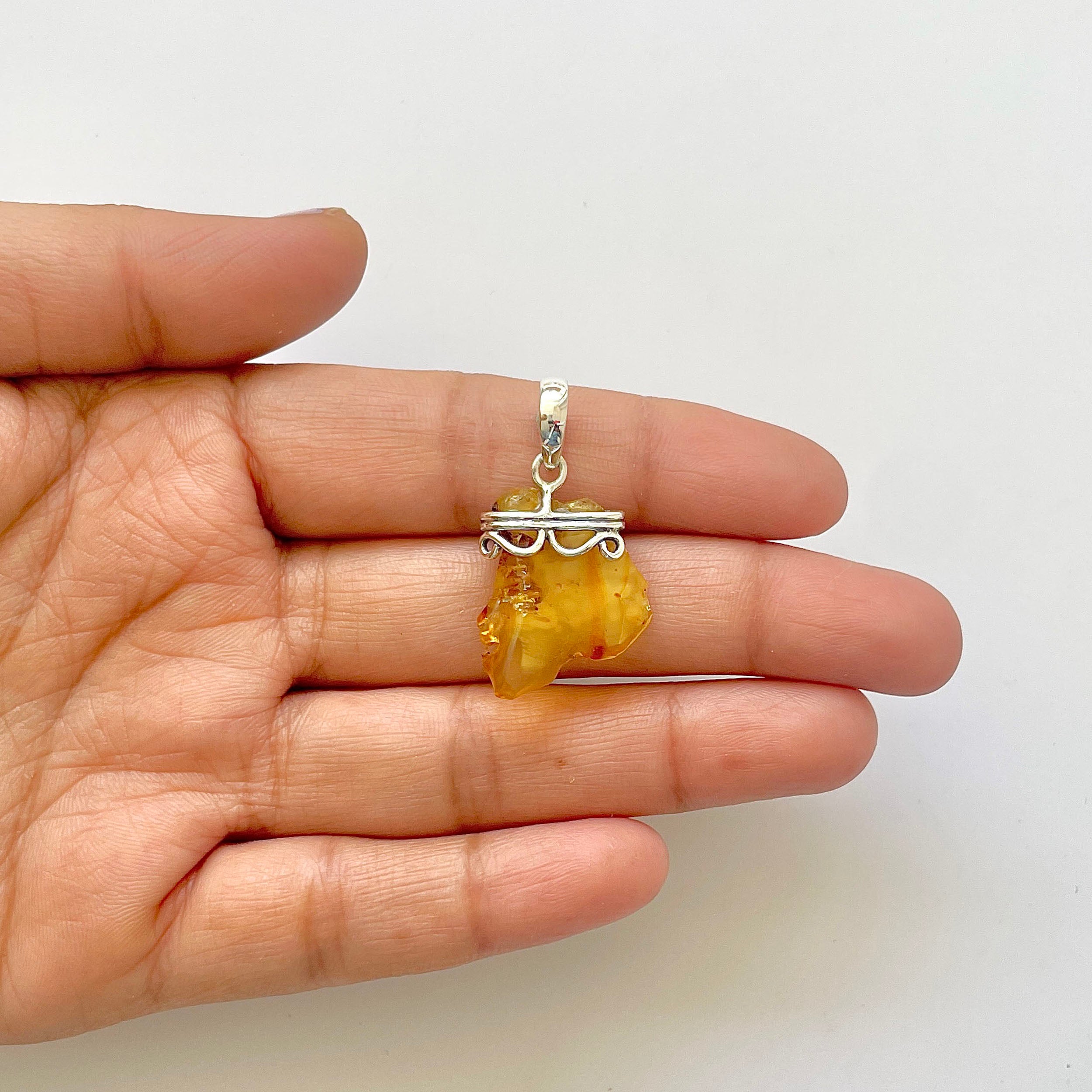 Amber Pendant-(AMB-1-87)
