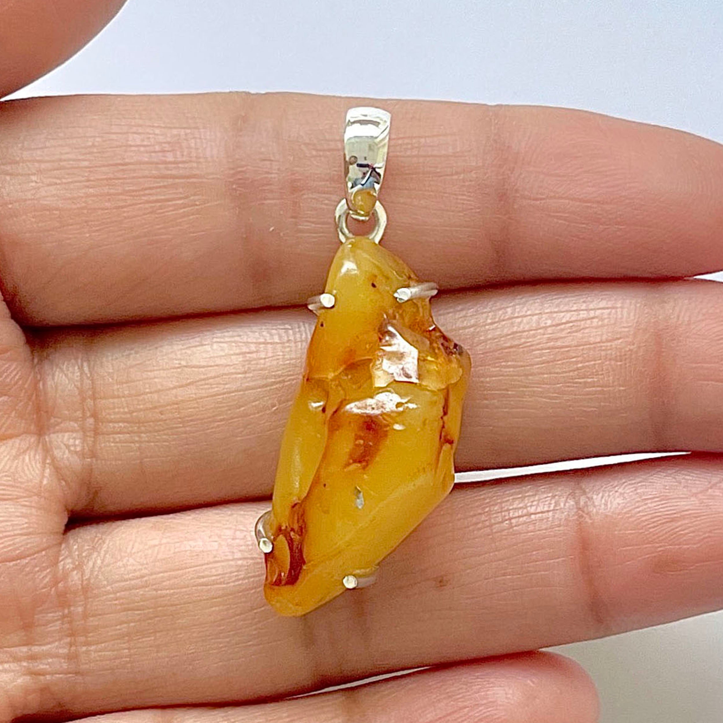 Amber Pendant-(AMB-1-88)