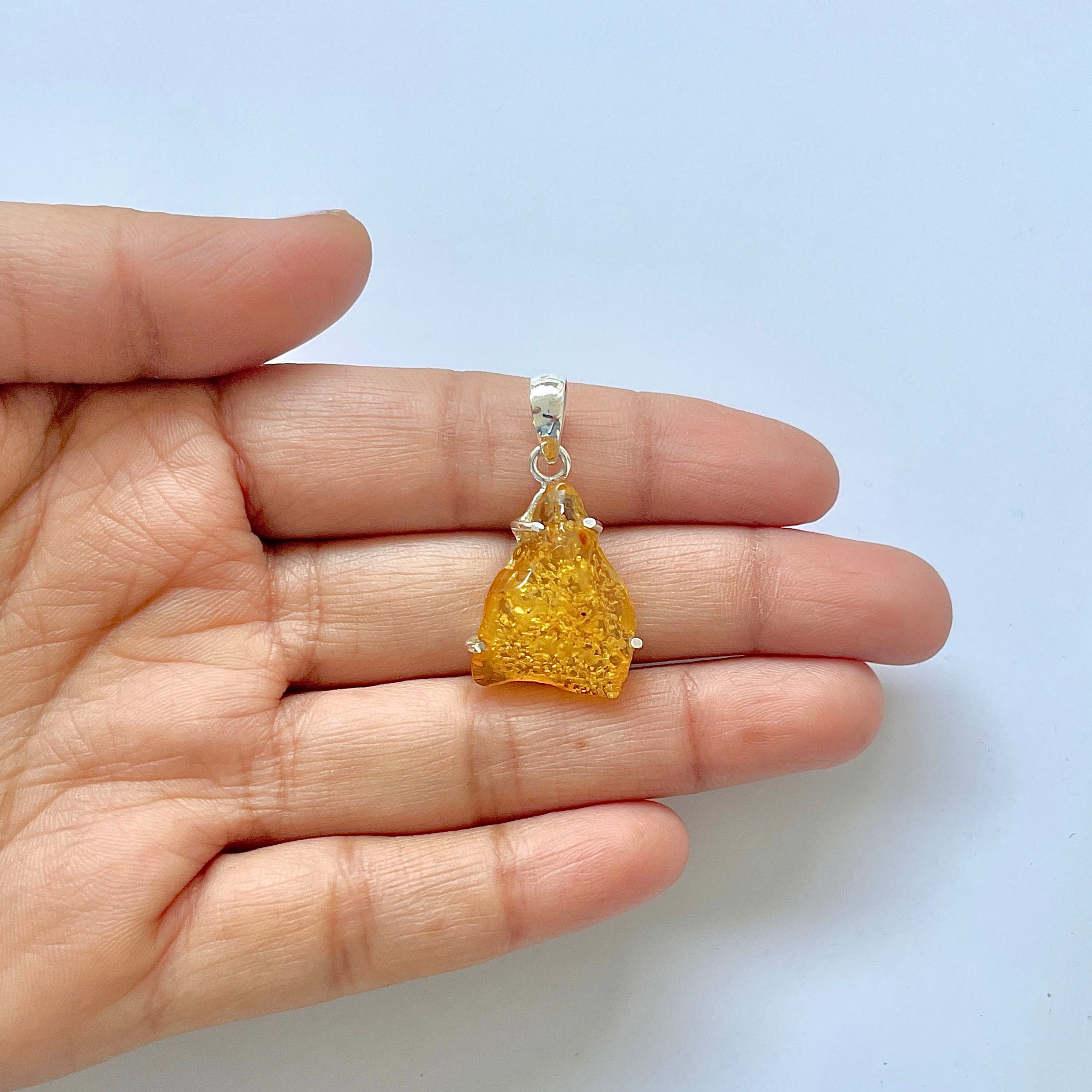 Amber Pendant-(AMB-1-89)