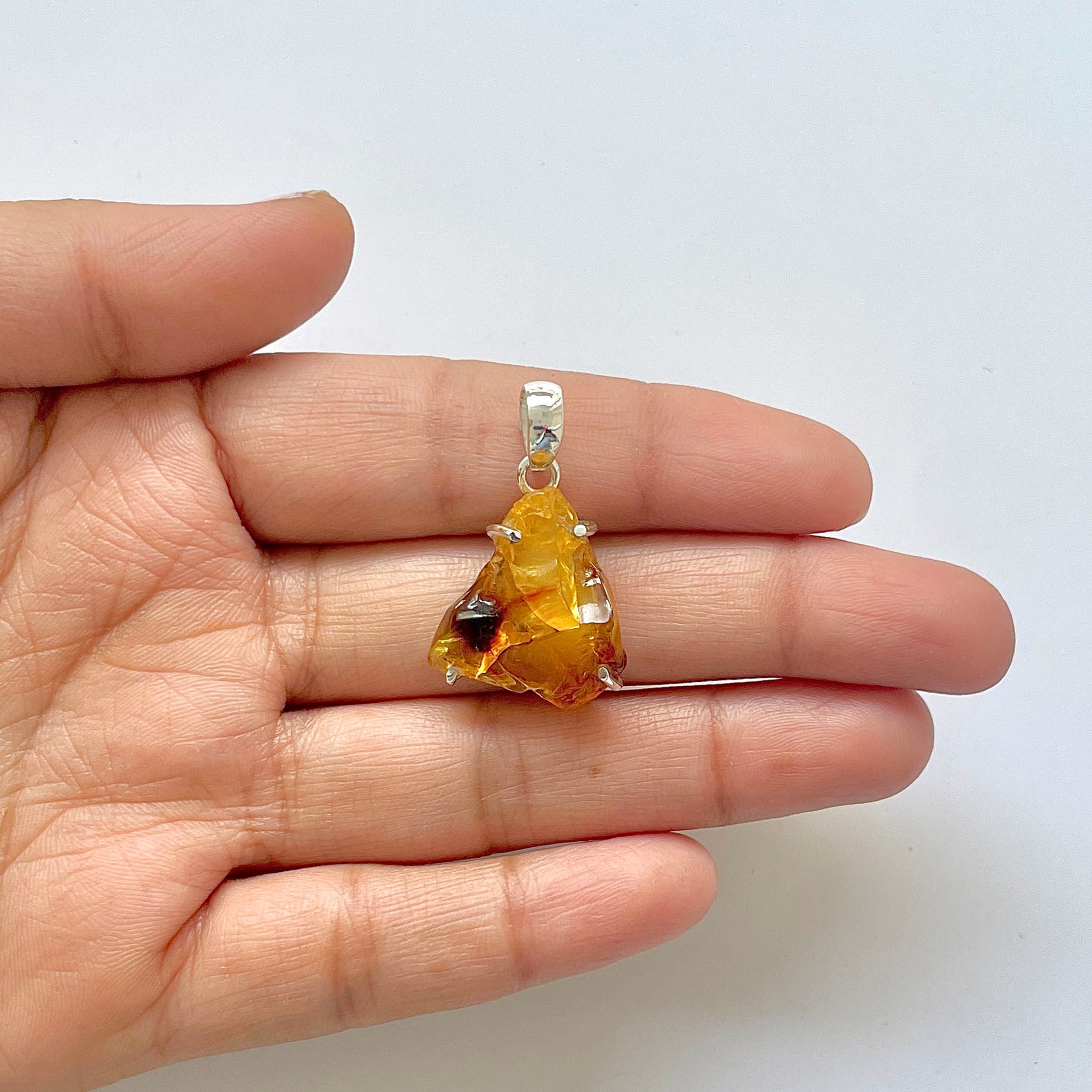 Amber Pendant-(AMB-1-95)