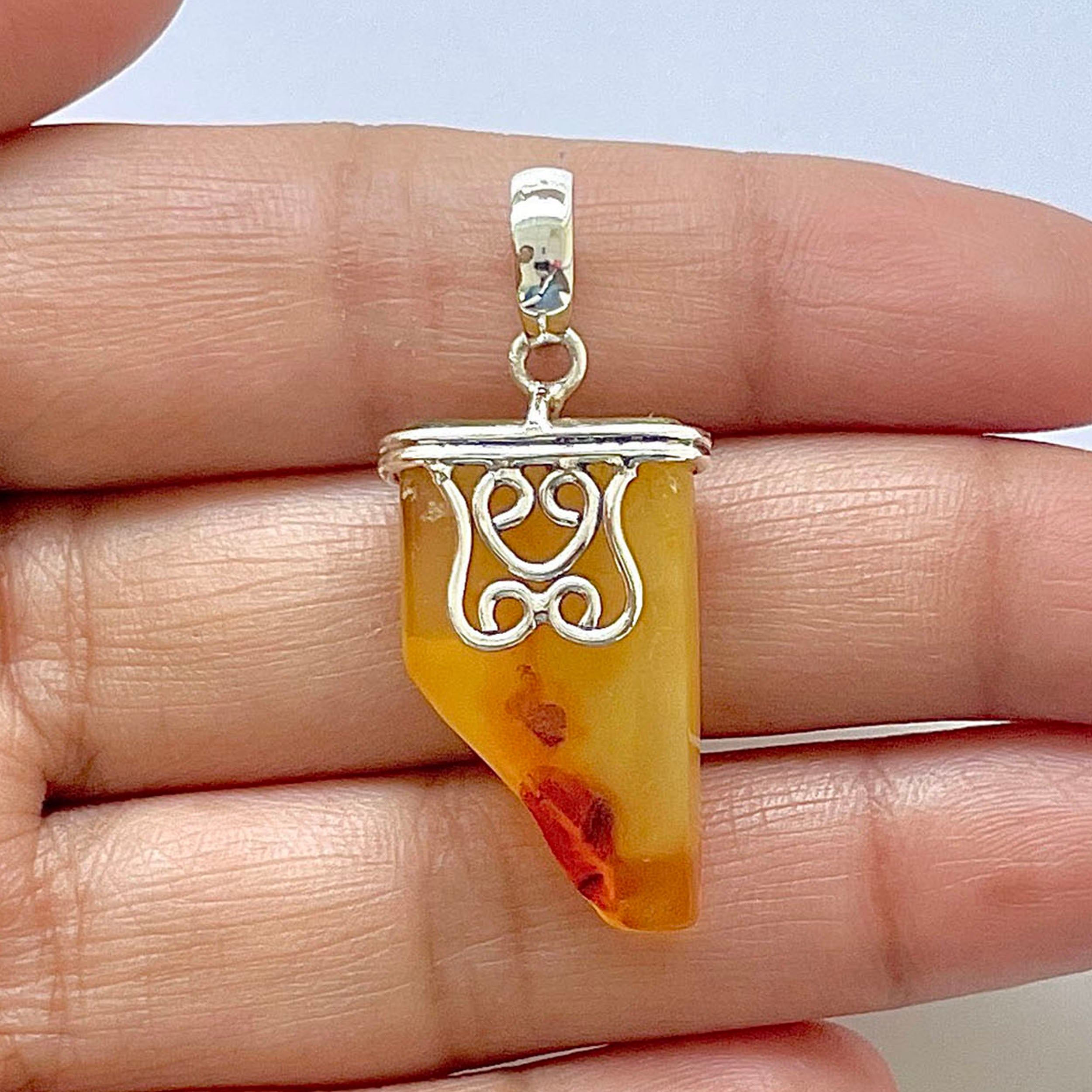 Amber Pendant-(AMB-1-97)