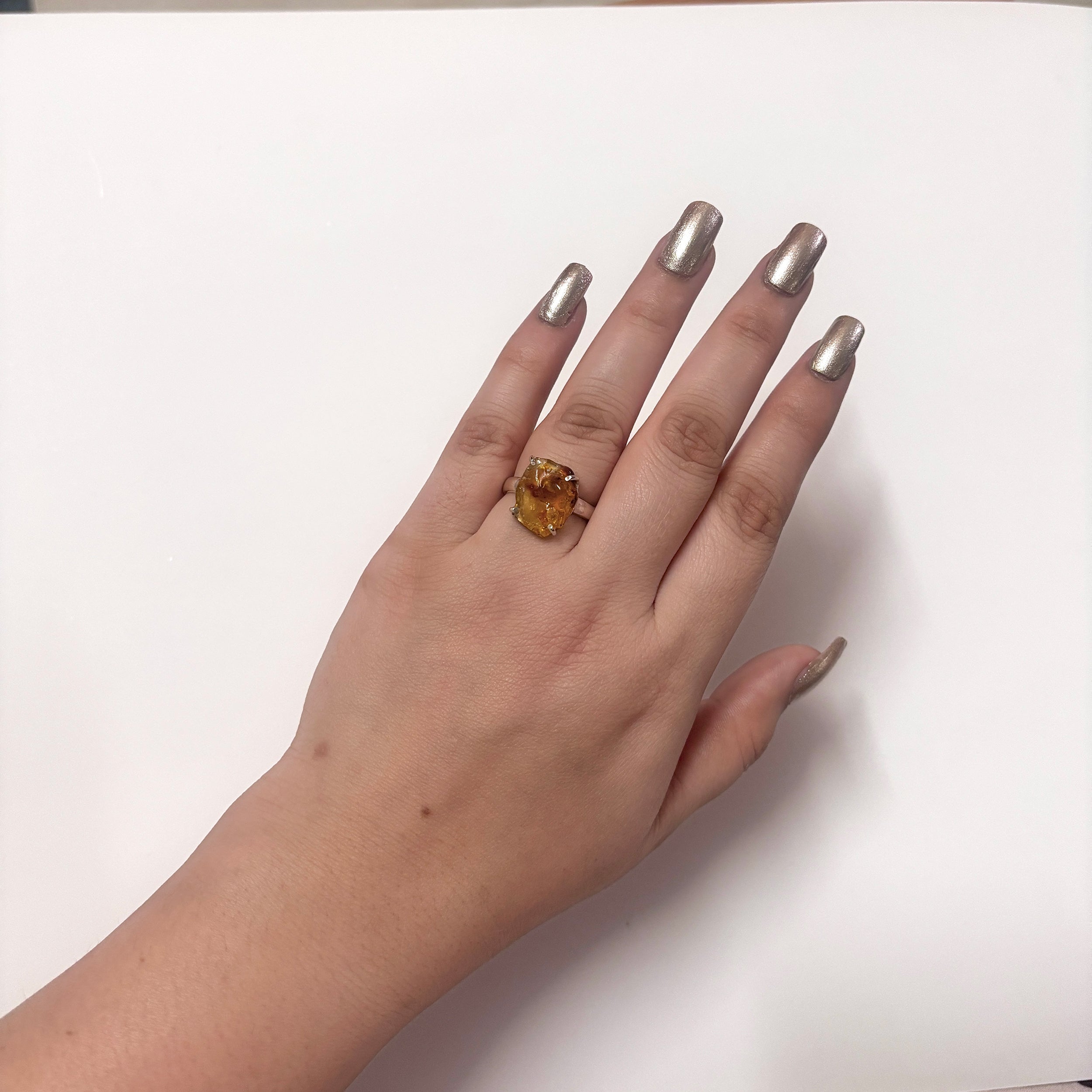 Amber Ring-(AMB-2-11)