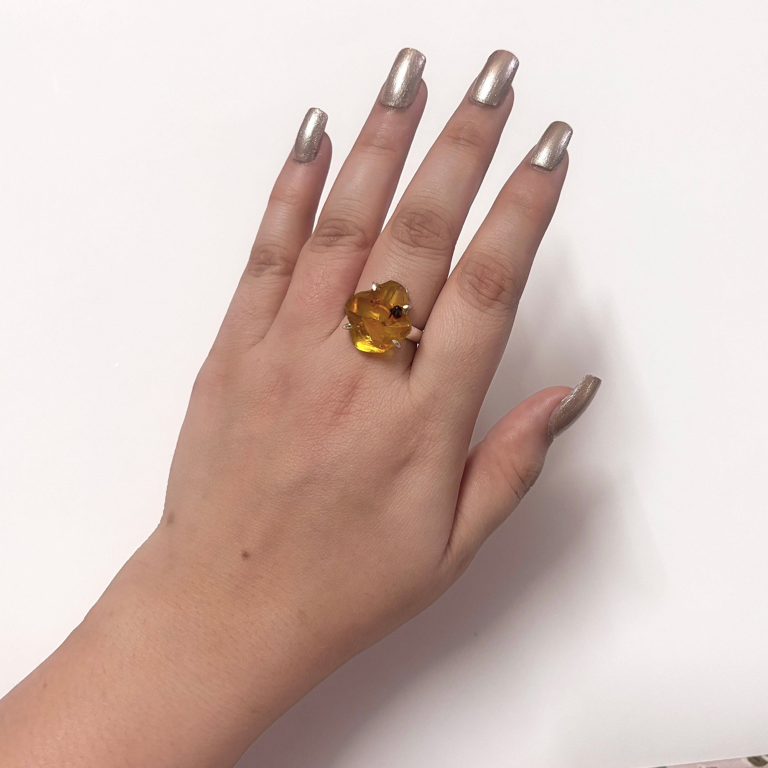 Amber Ring-(AMB-2-7)