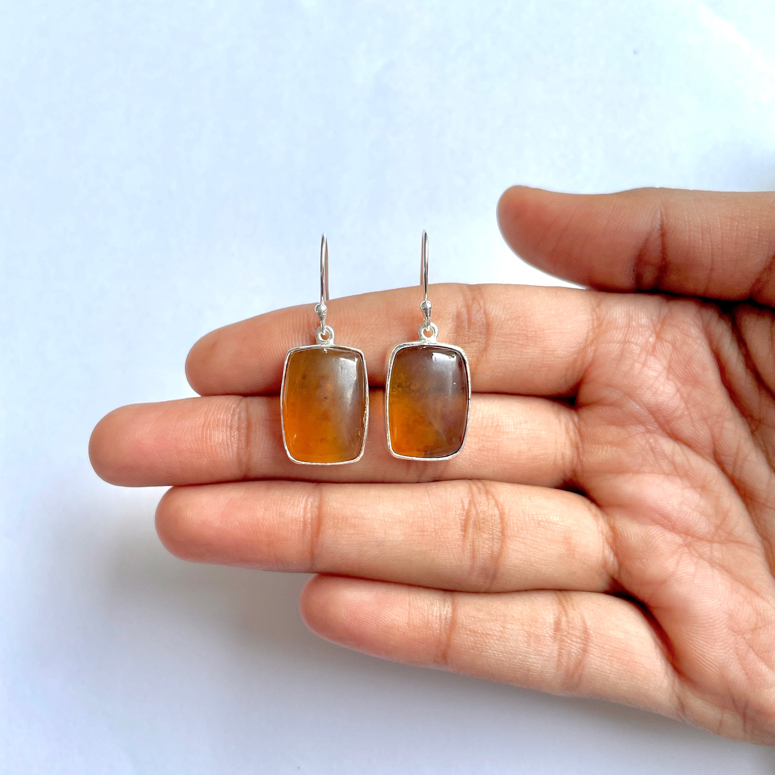 Amber Earring-(AMB-3-1)