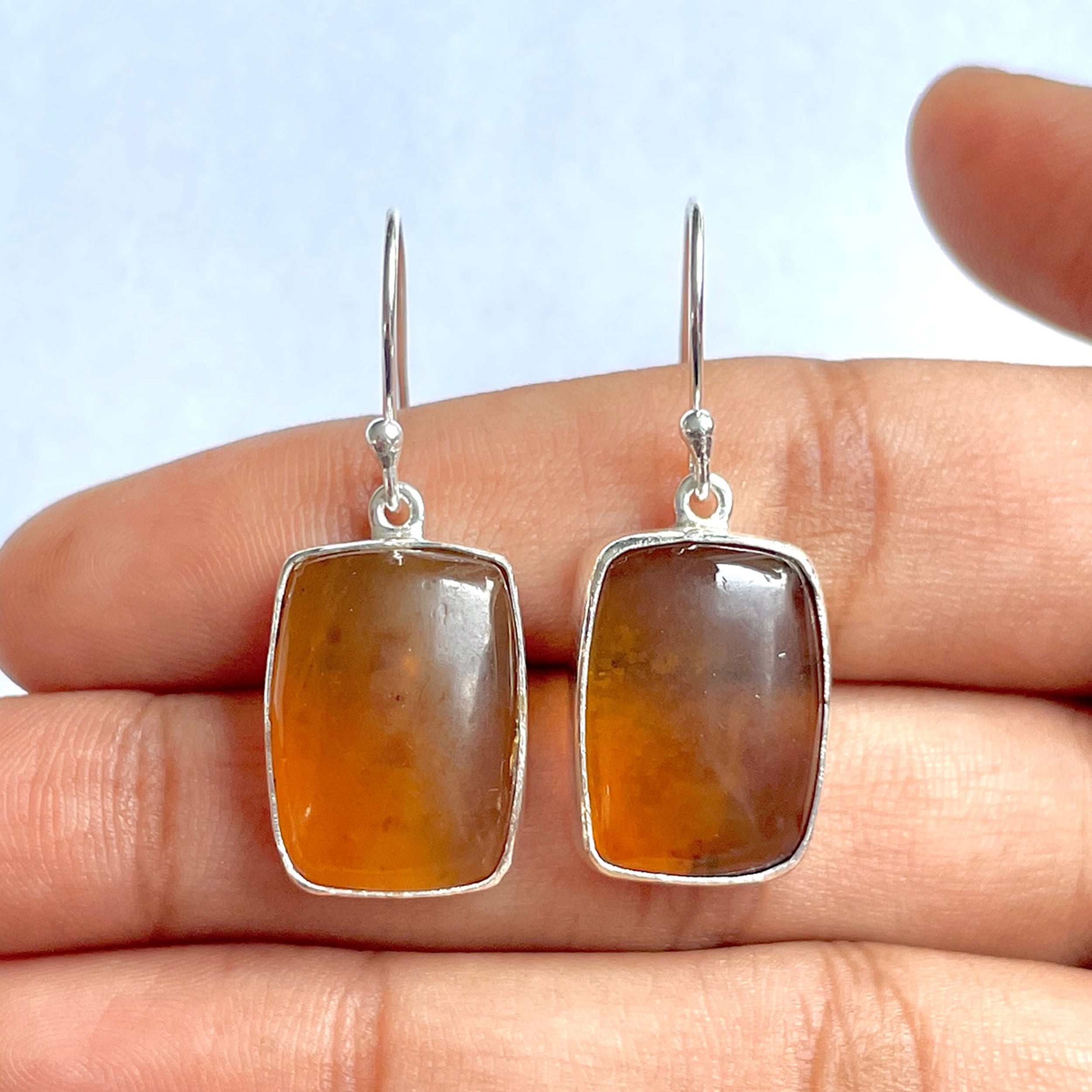Amber Earring-(AMB-3-1)