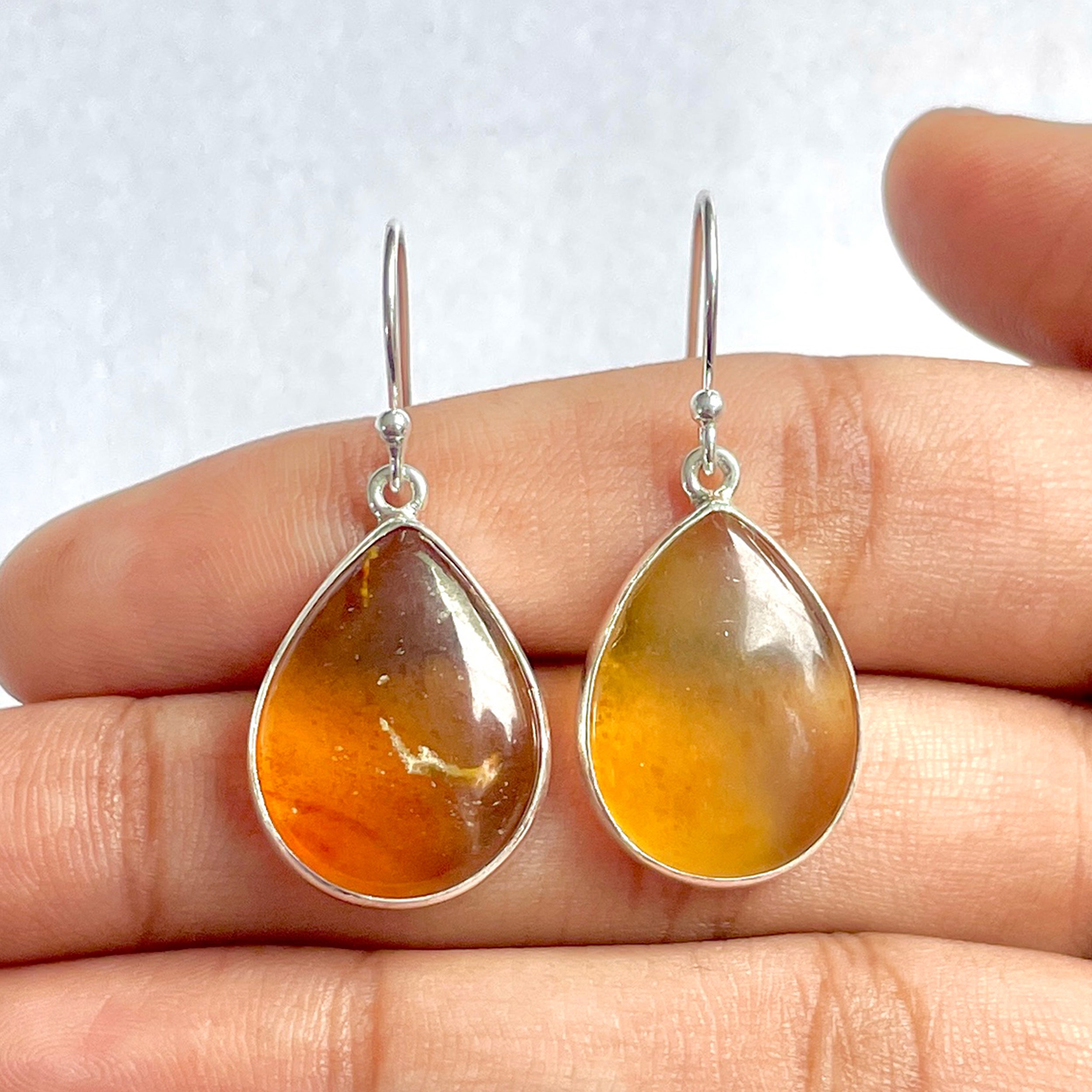 Amber Earring-(AMB-3-11)