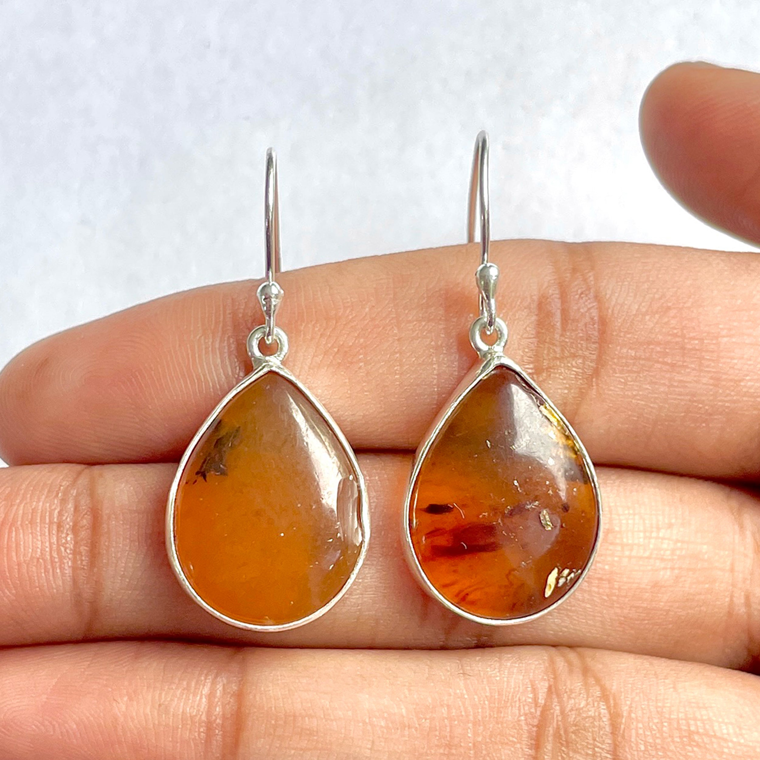 Amber Earring-(AMB-3-12)