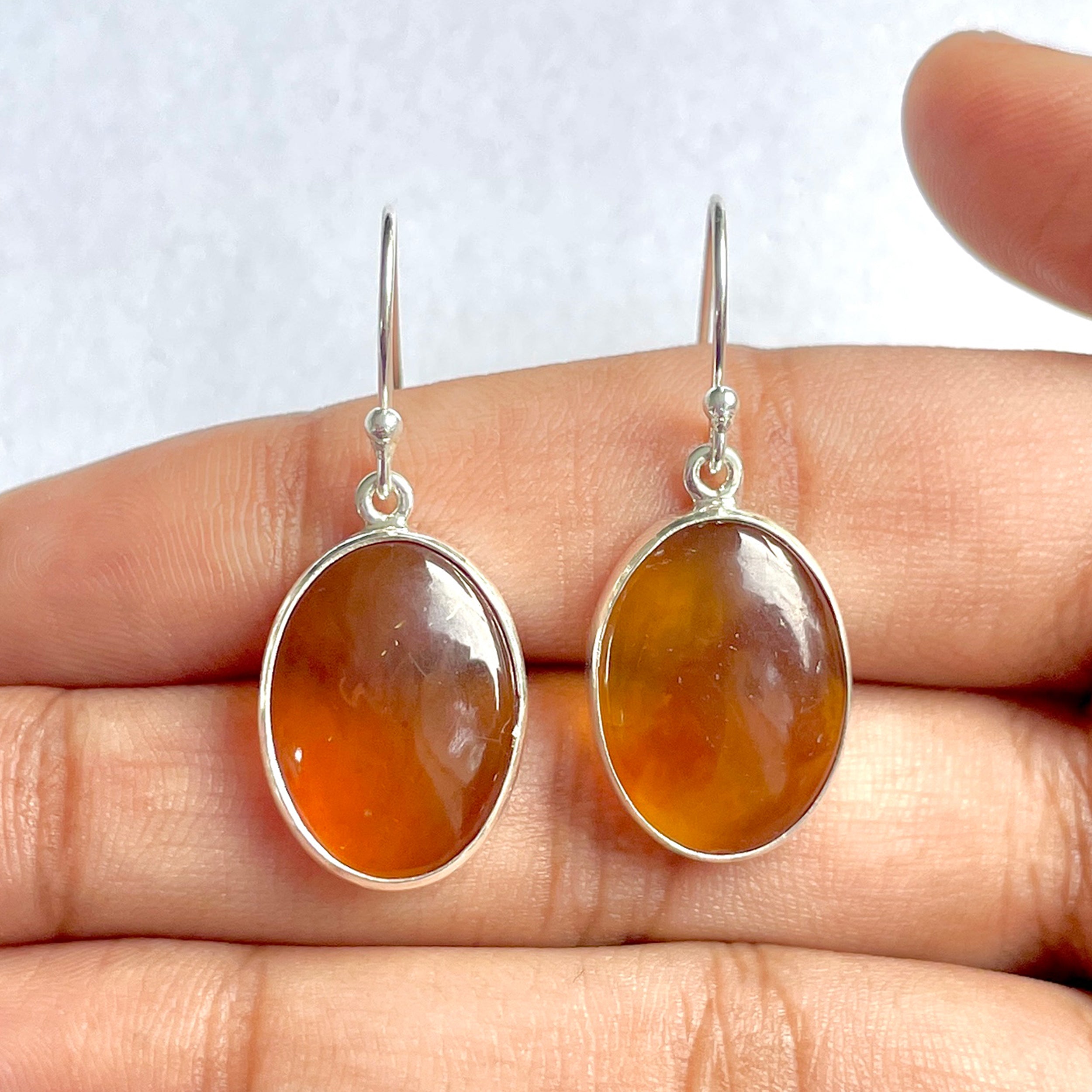 Amber Earring-(AMB-3-14)