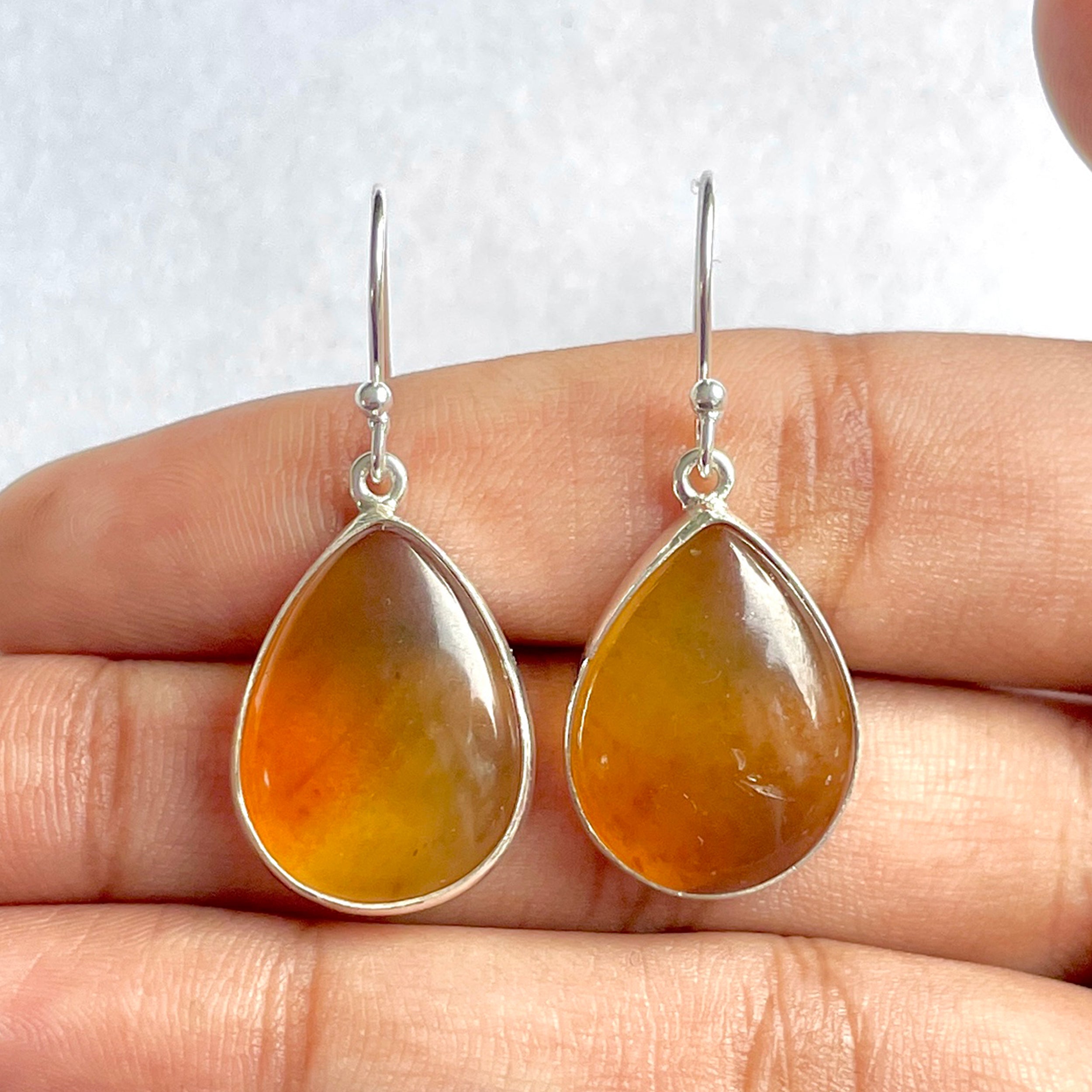Amber Earring-(AMB-3-16)