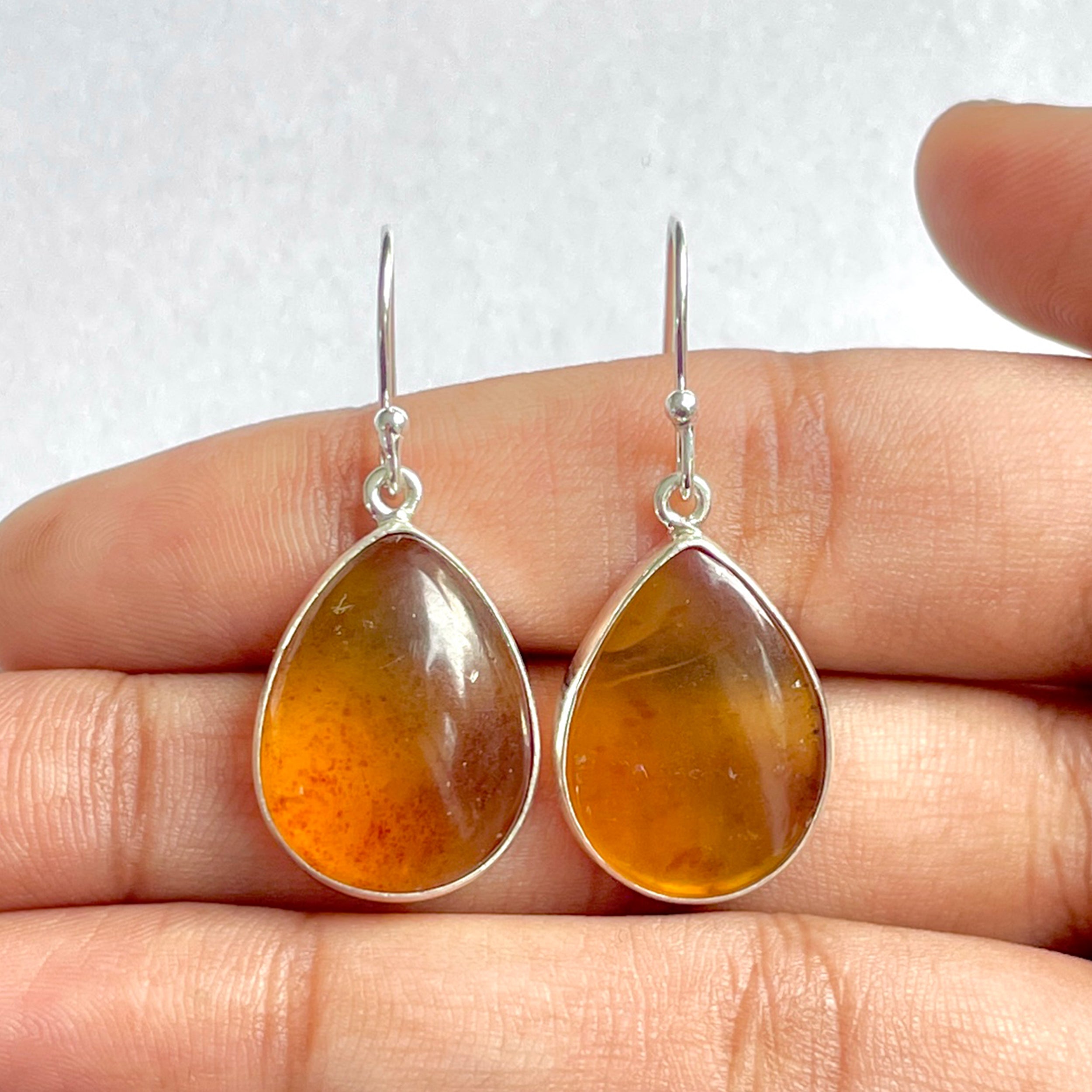 Amber Earring-(AMB-3-17)