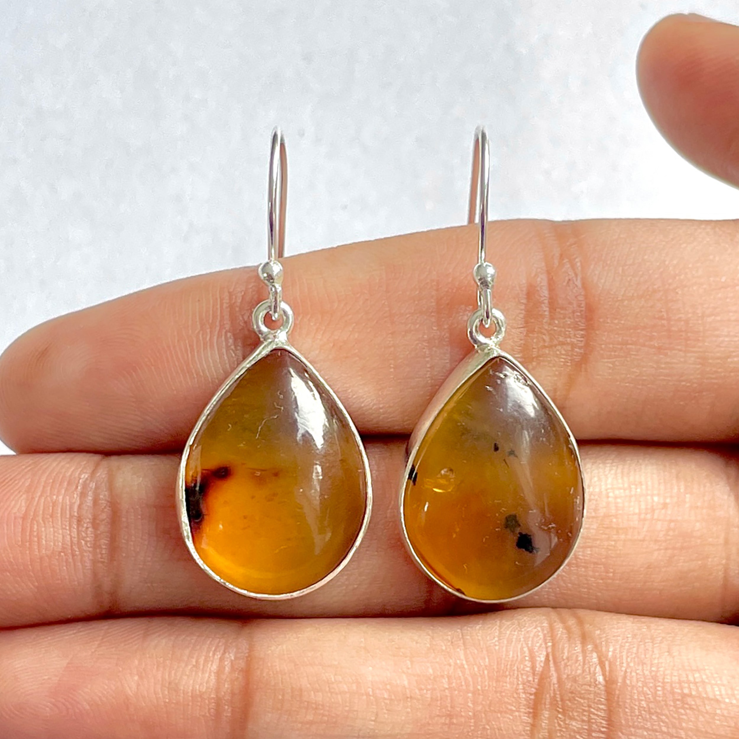 Amber Earring-(AMB-3-18)