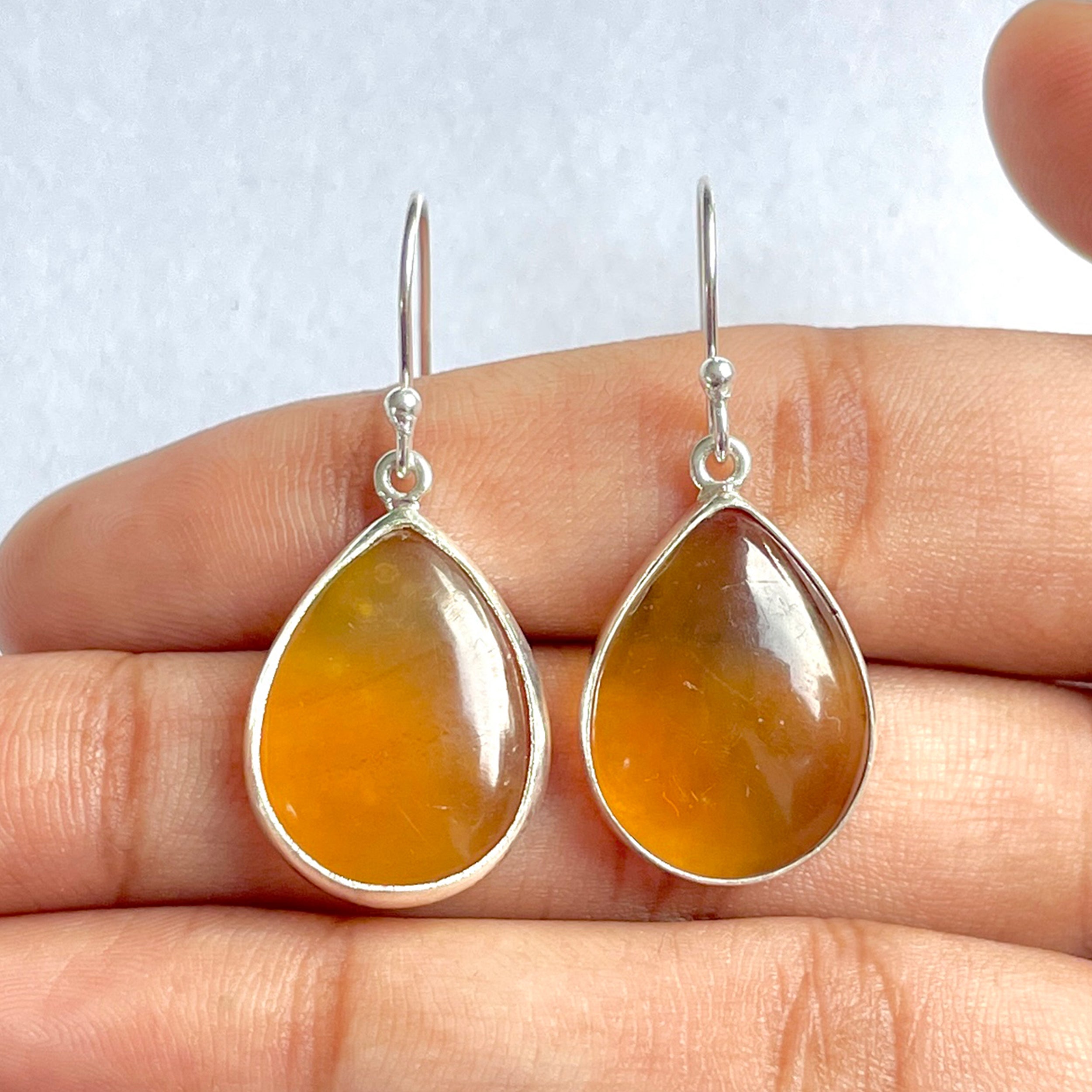 Amber Earring-(AMB-3-19)