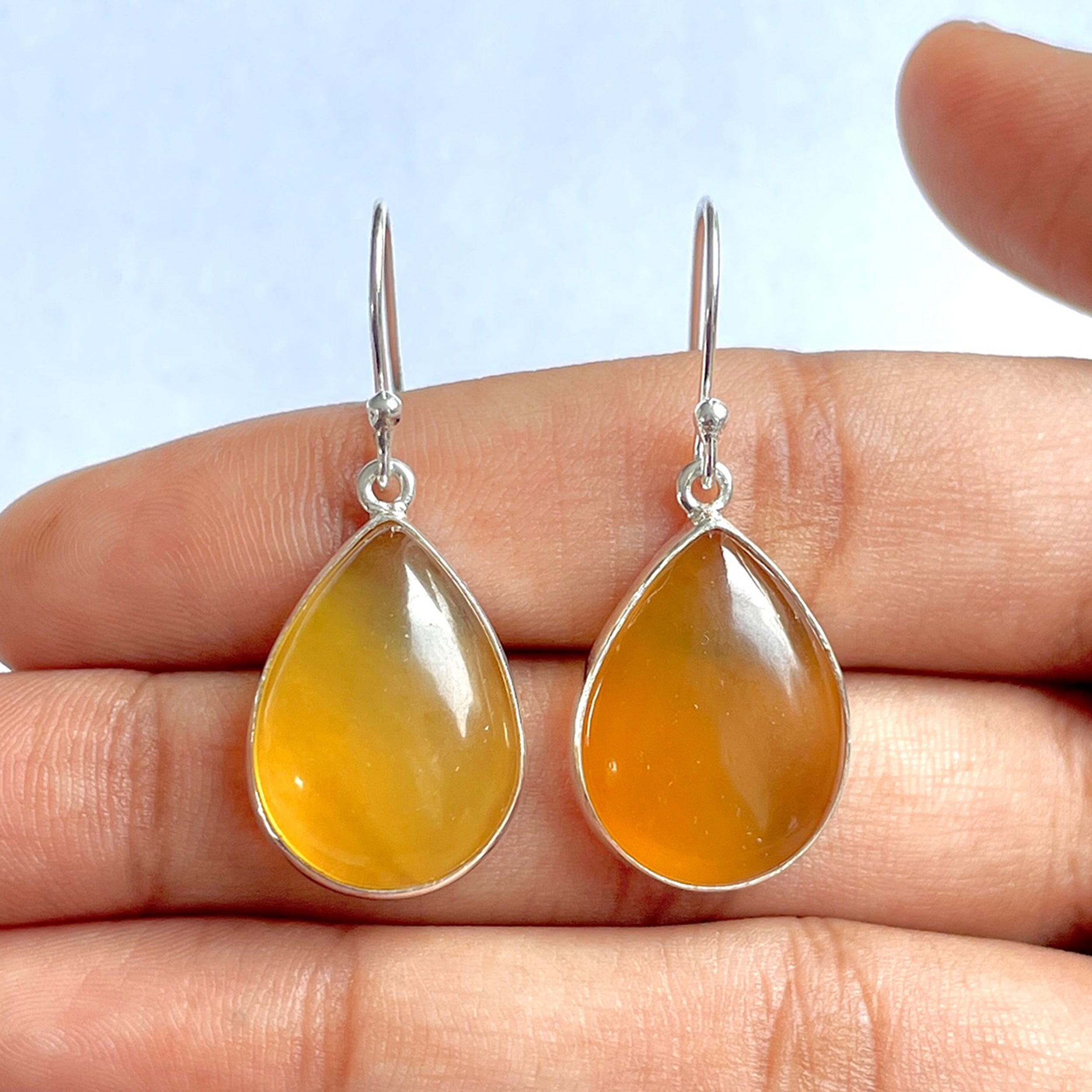 Amber Earring-(AMB-3-2)