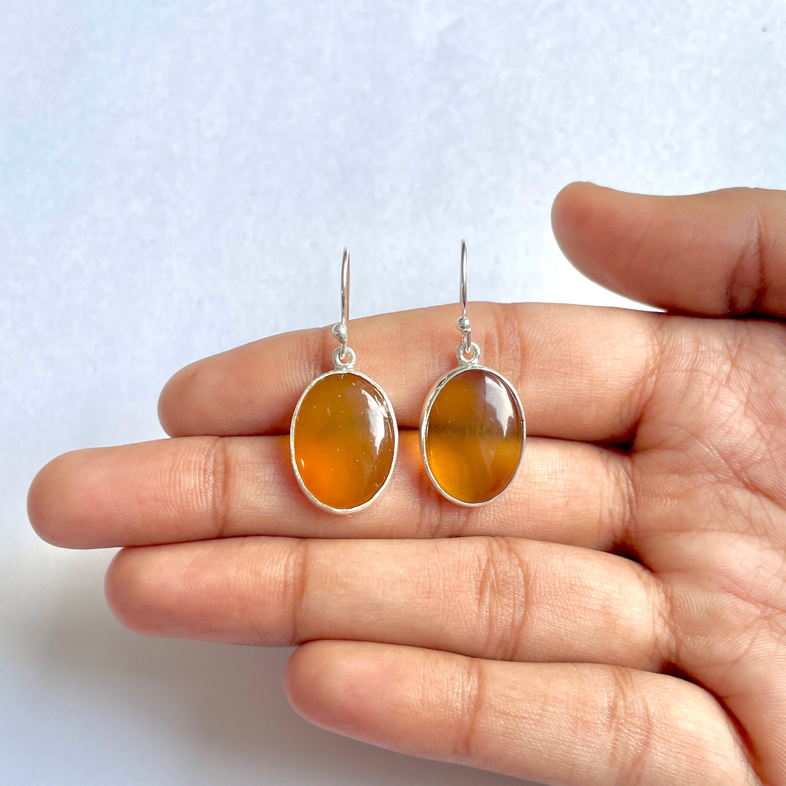 Amber Earring-(AMB-3-20)