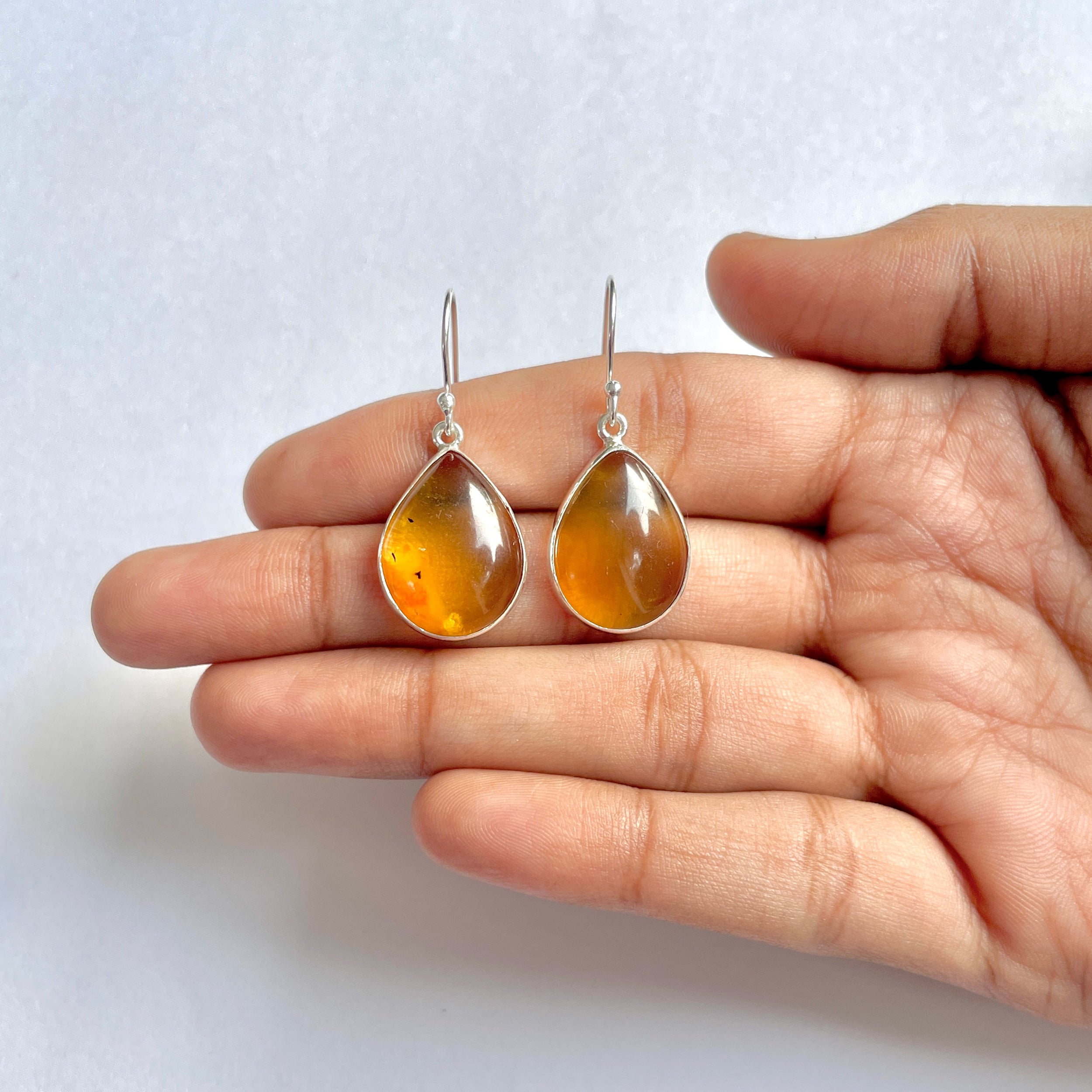 Amber Earring-(AMB-3-23)