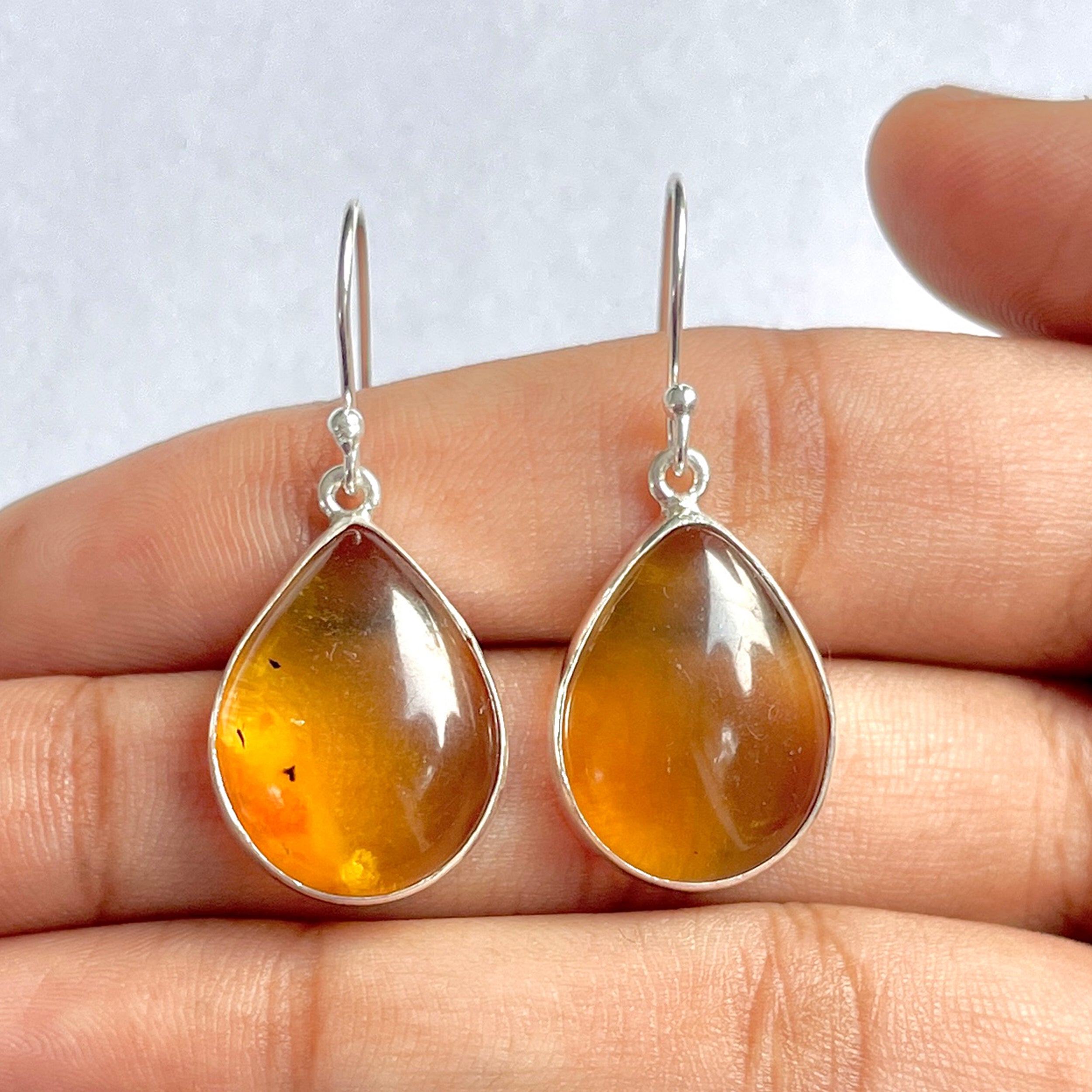 Amber Earring-(AMB-3-23)