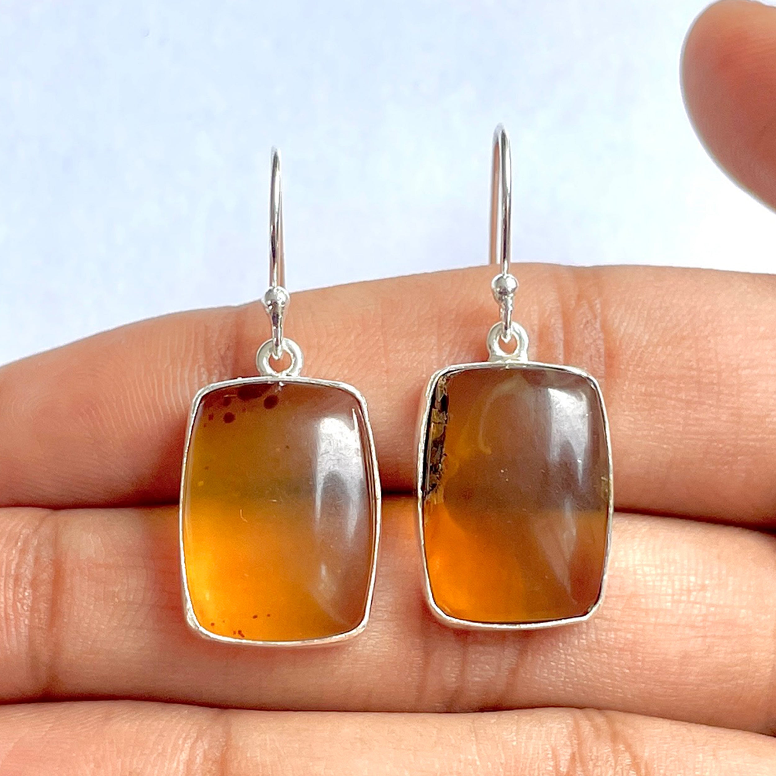 Amber Earring-(AMB-3-4)