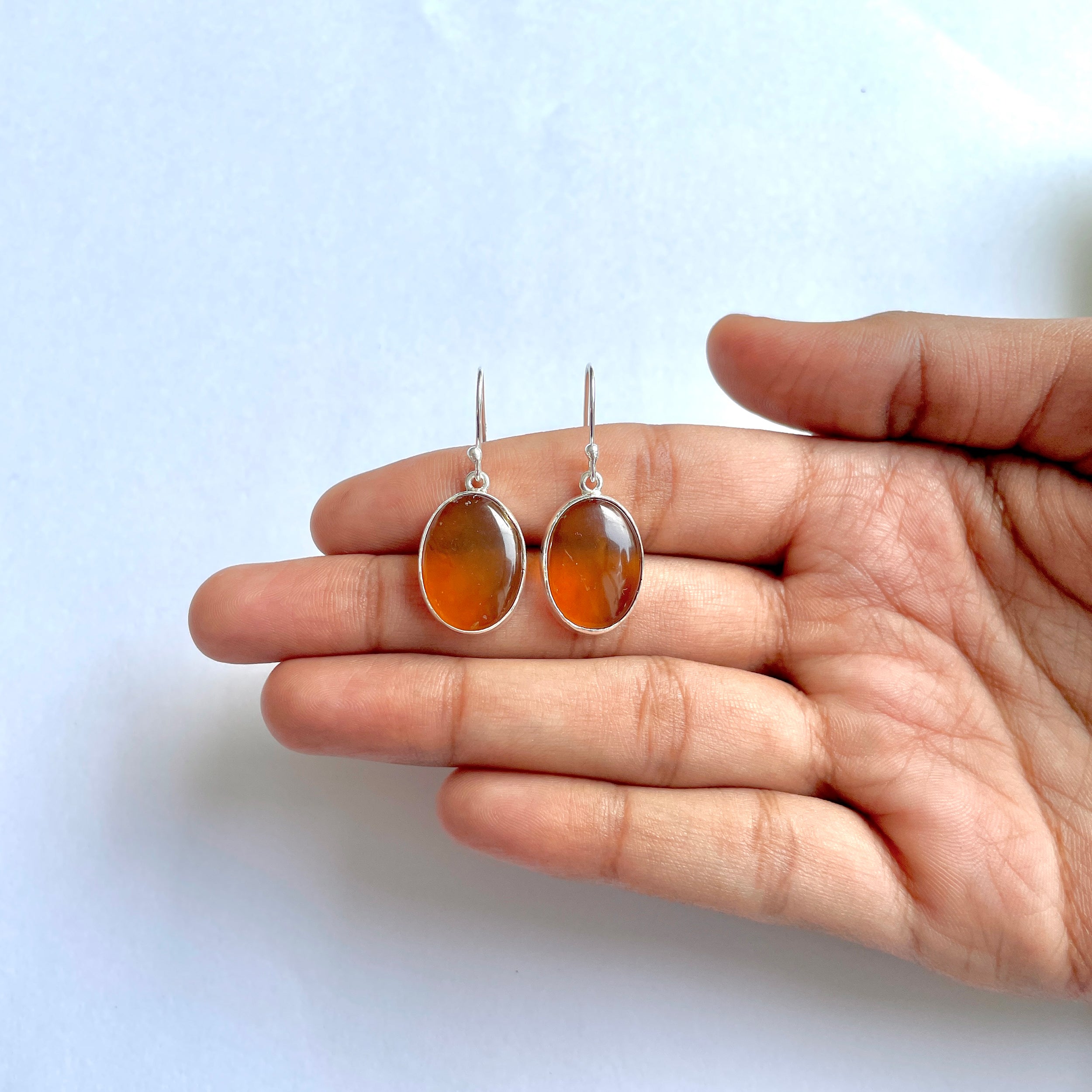Amber Earring-(AMB-3-5)