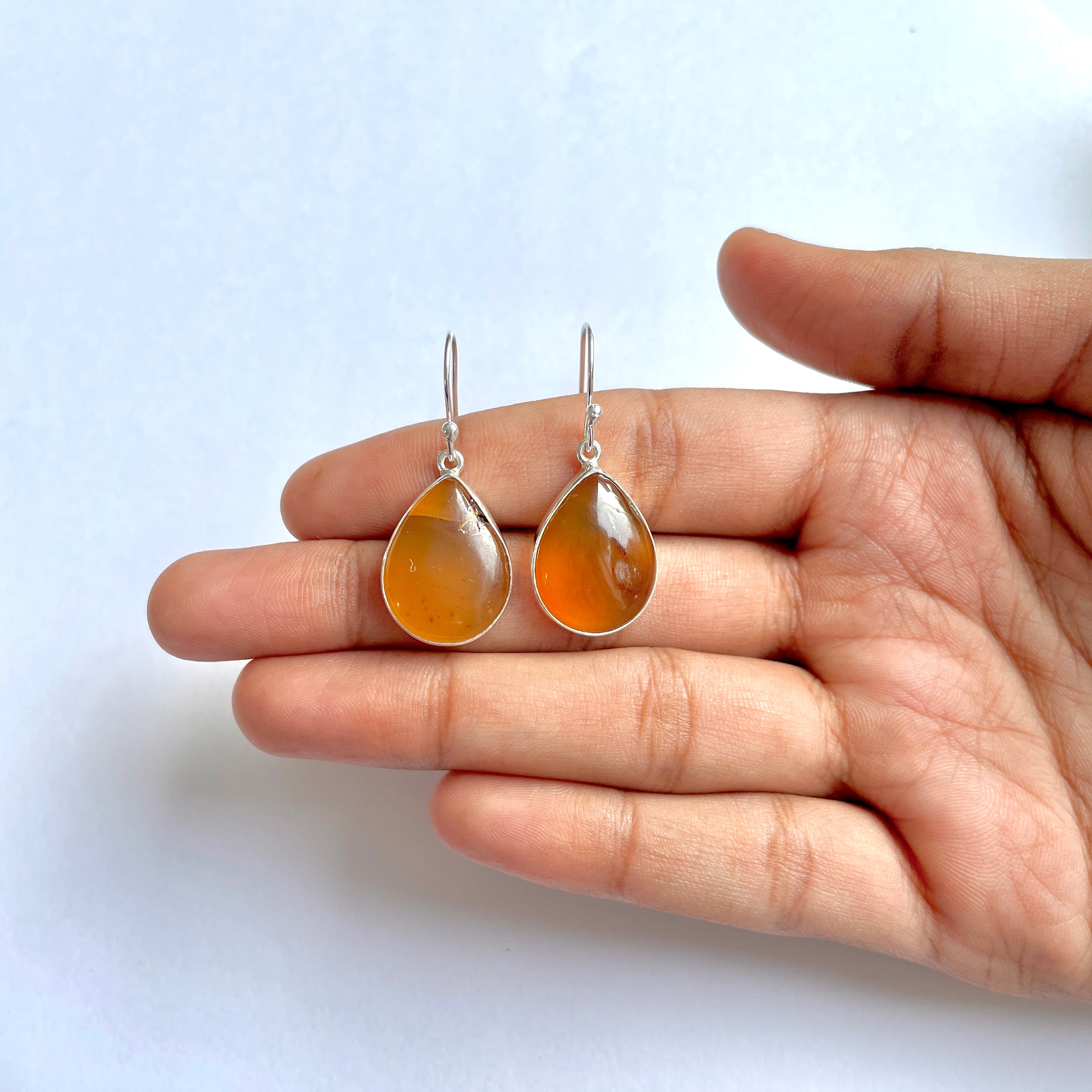 Amber Earring-(AMB-3-6)