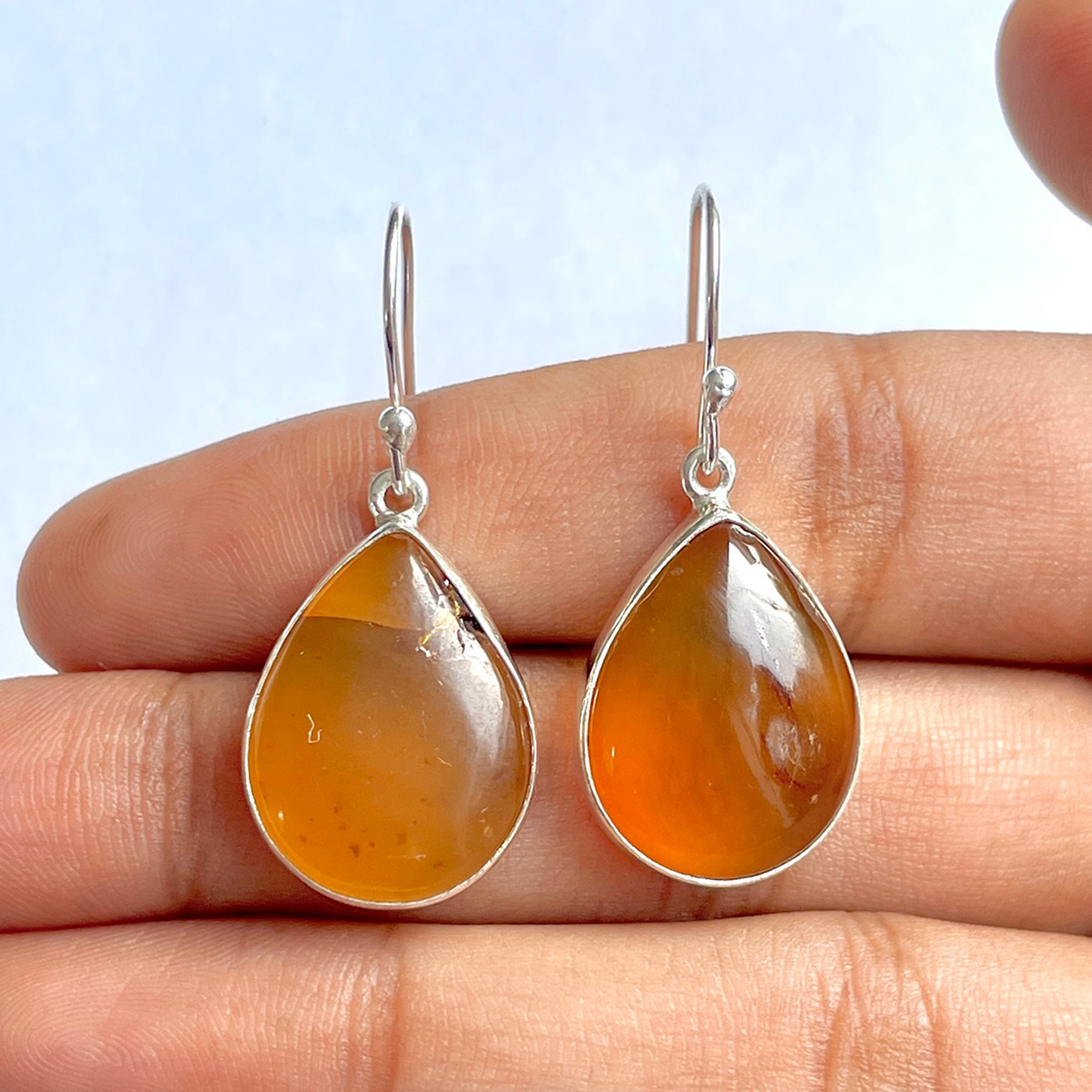 Amber Earring-(AMB-3-6)