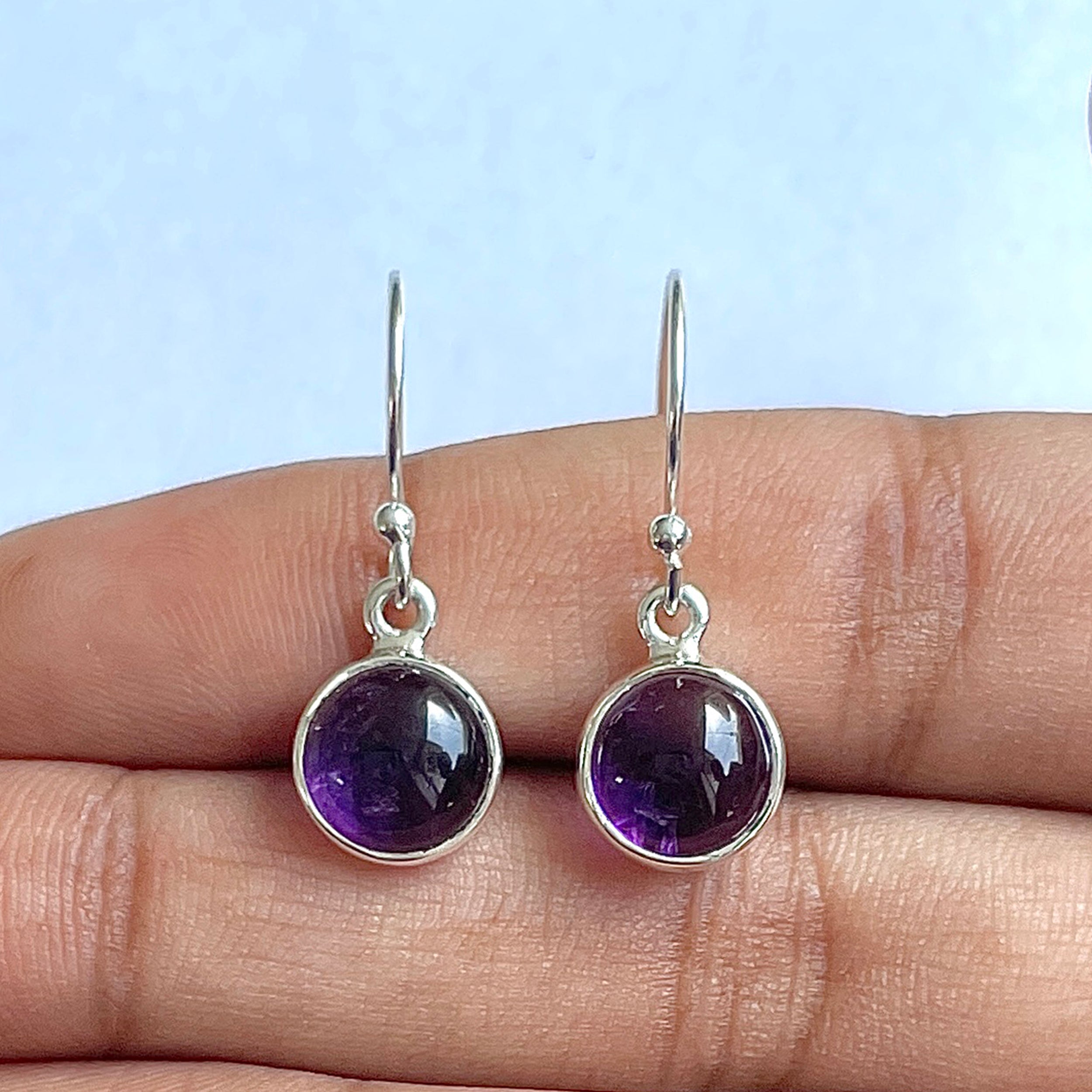 Amethyst Earring-(AMT-3-11)
