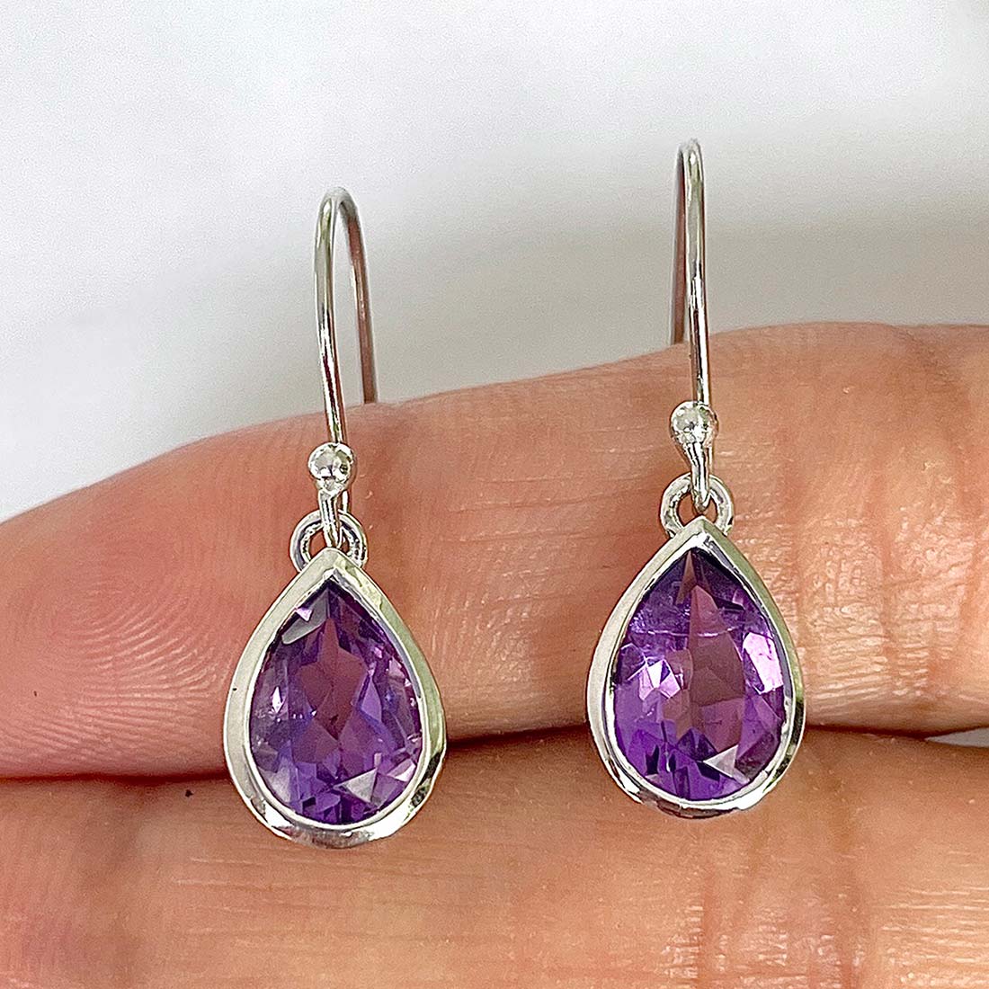 Amethyst Earring-(AMT-RDE-742)