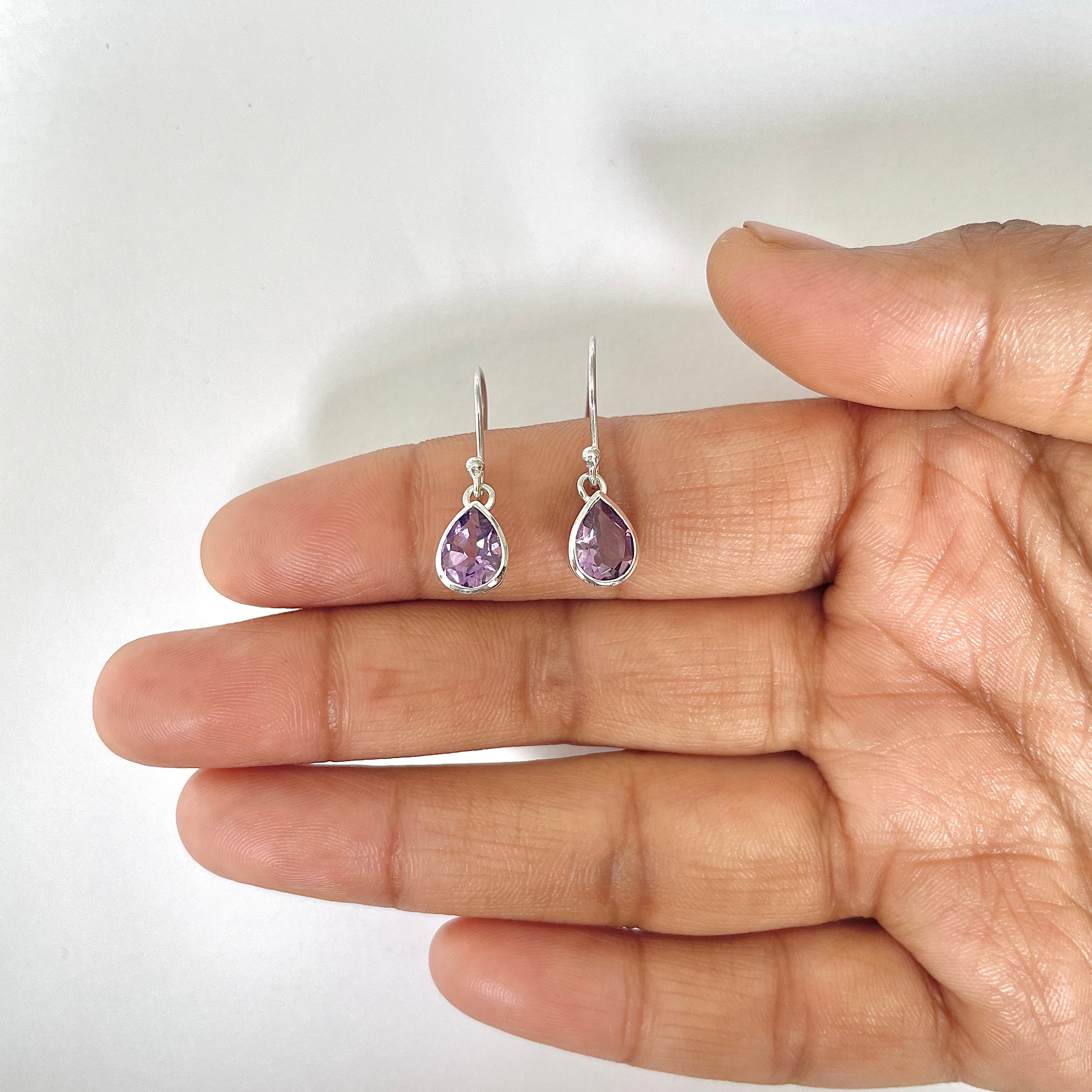 Amethyst Earring-(AMT-RDE-995)