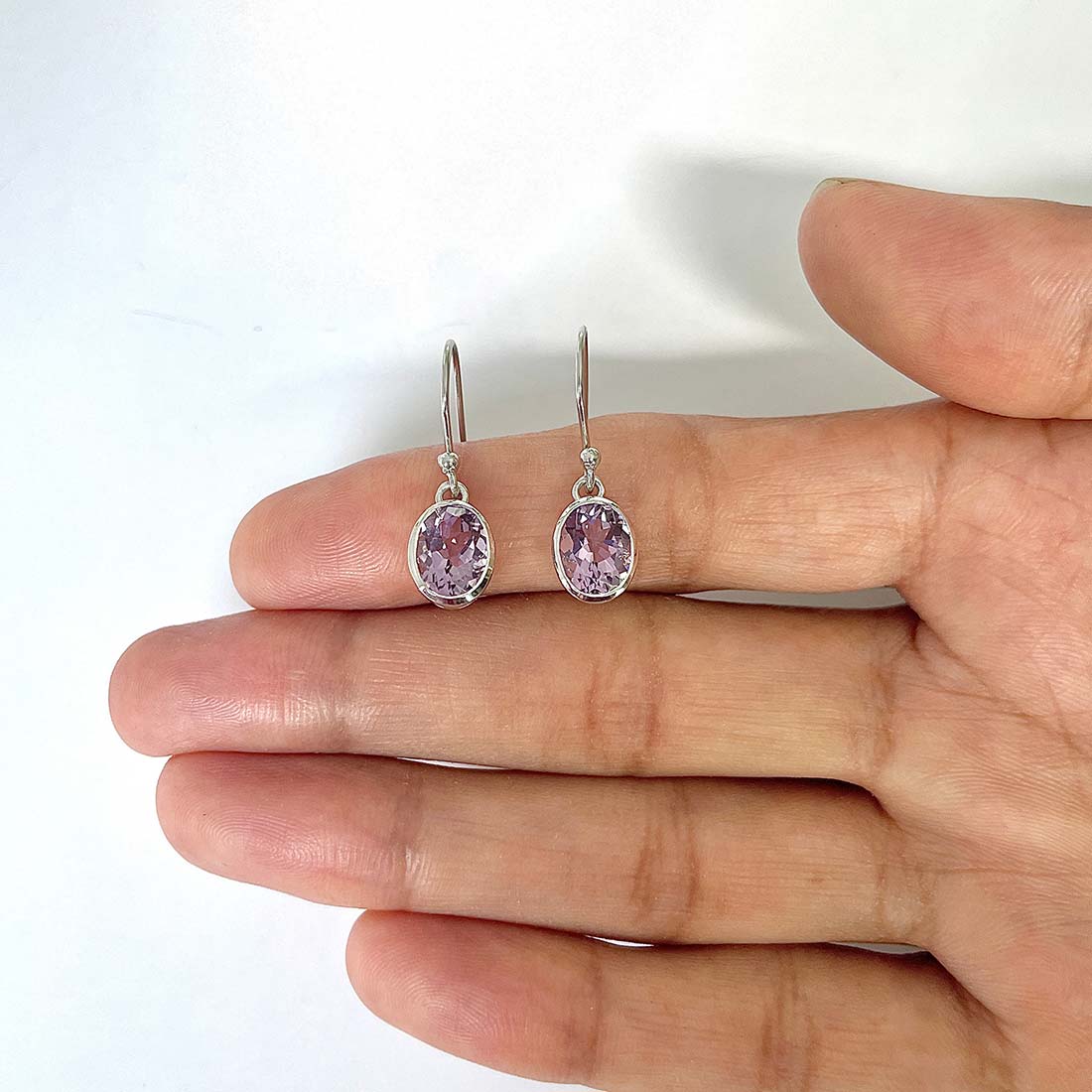 Amethyst Earring-(AMT-RDE-998)