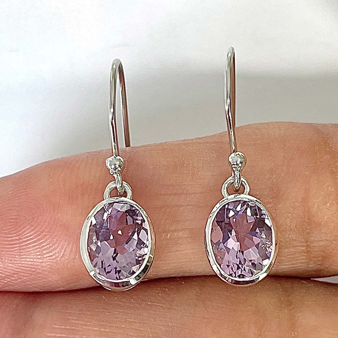 Amethyst Earring-(AMT-RDE-998)
